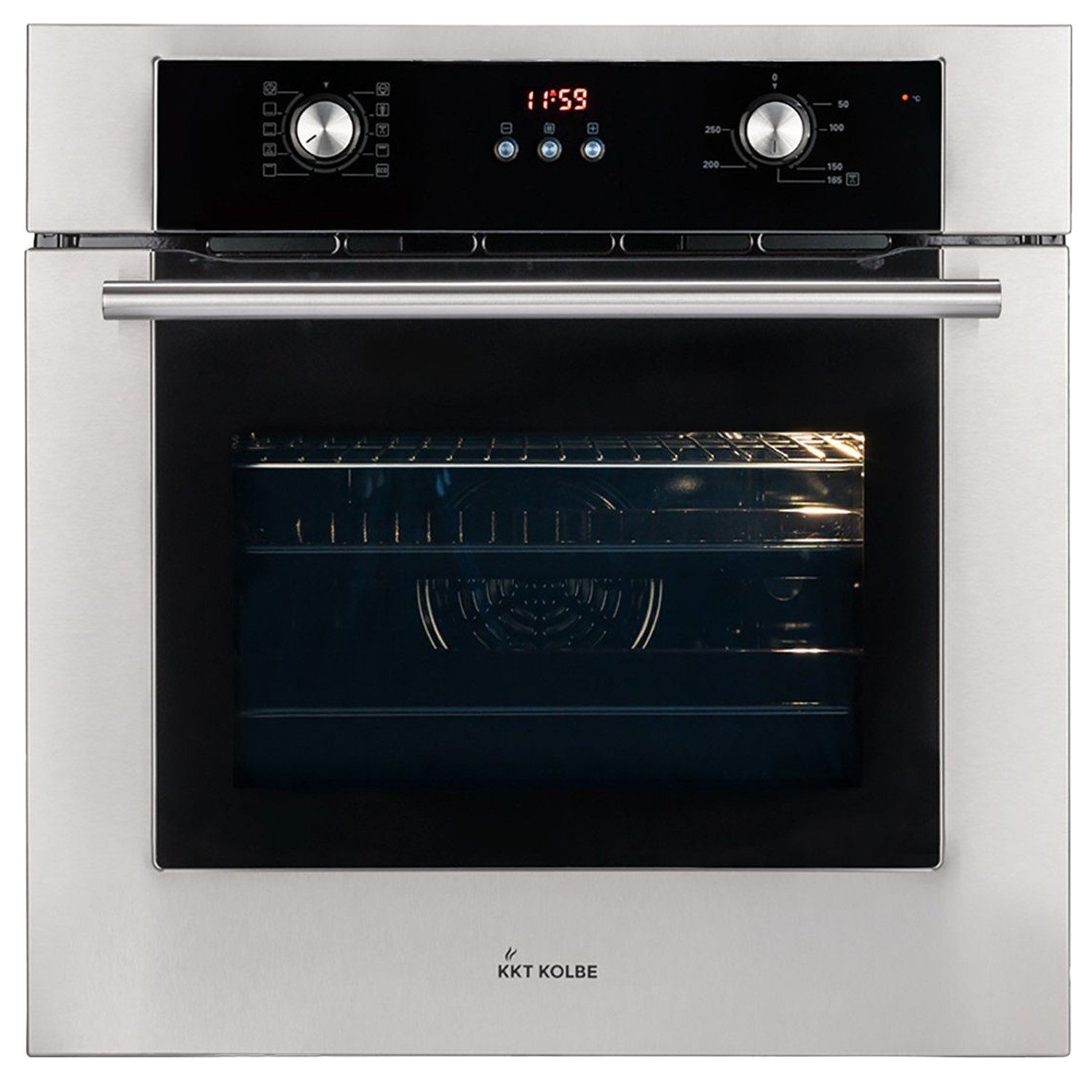 KKT KOLBE Einbaubackofen Backofen Elektroherd BO8810SS, DampfClean, 60 cm / Einbauherd / Kochmulde / Heißluft / Grill-/Brat-System