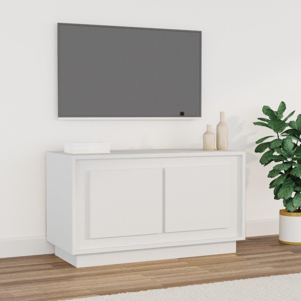 vidaXL TV-Schrank TV-Schrank Weiß 80x35x45 cm Holzwerkstoff (1-St)