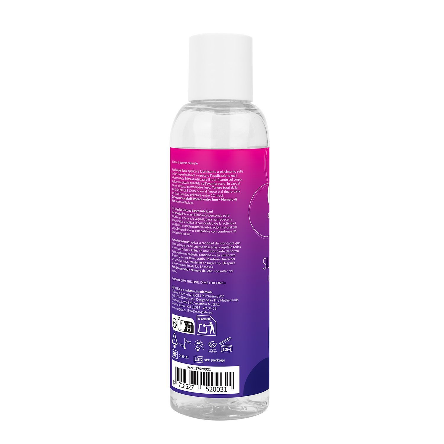 EasyGlide Gleitgel EasyGlide Gleitgel auf Silikonbasis – Latexkondomsicher Gleitmittel au