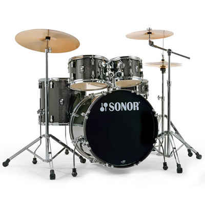 SONOR Schlagzeug Sonor AQX Stage Schlagzeug Black Midnight Sparkle
