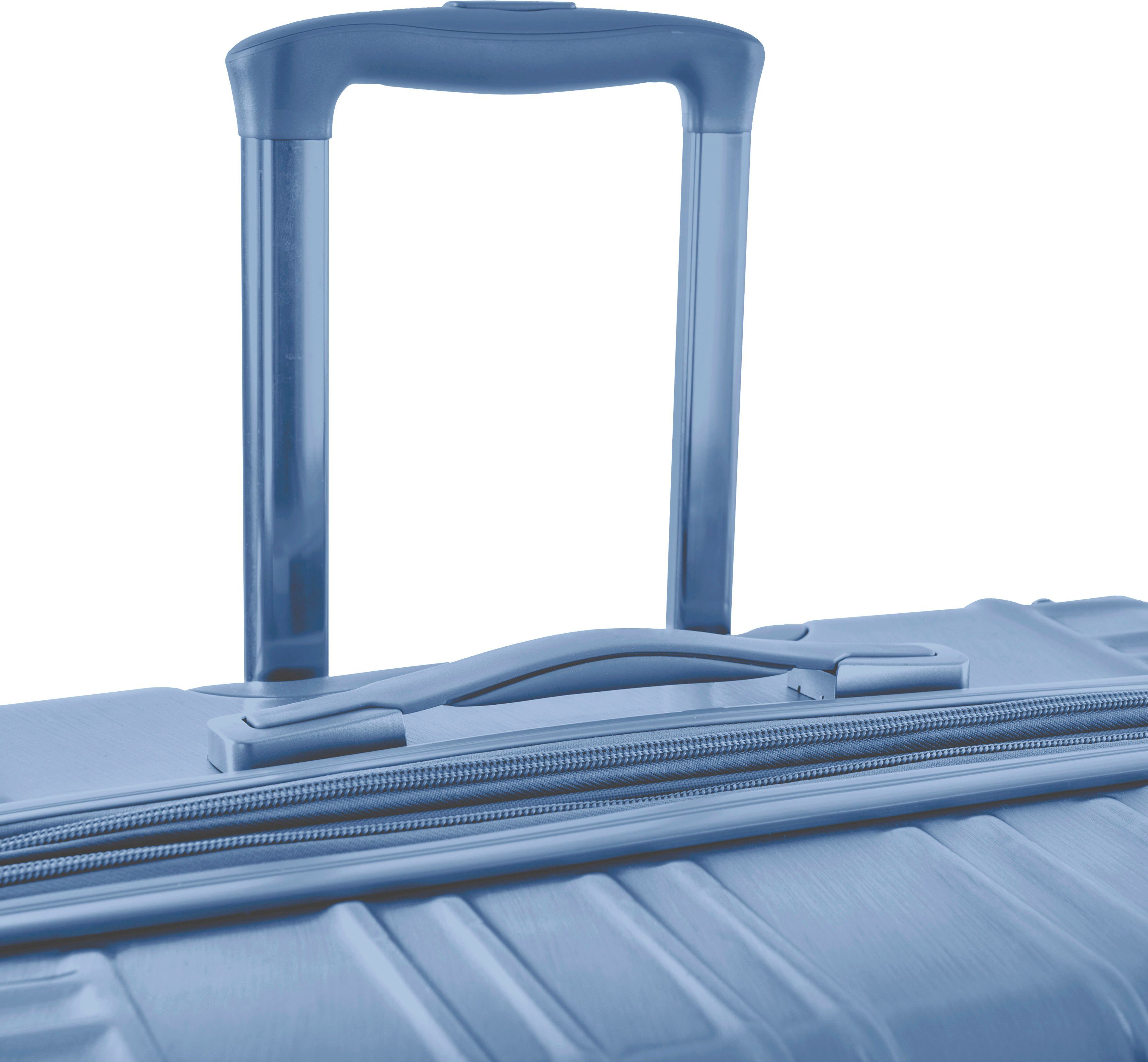 Xtrak, 76 cm, Hartschalen-Trolley icy Heys 4 Rollen blue