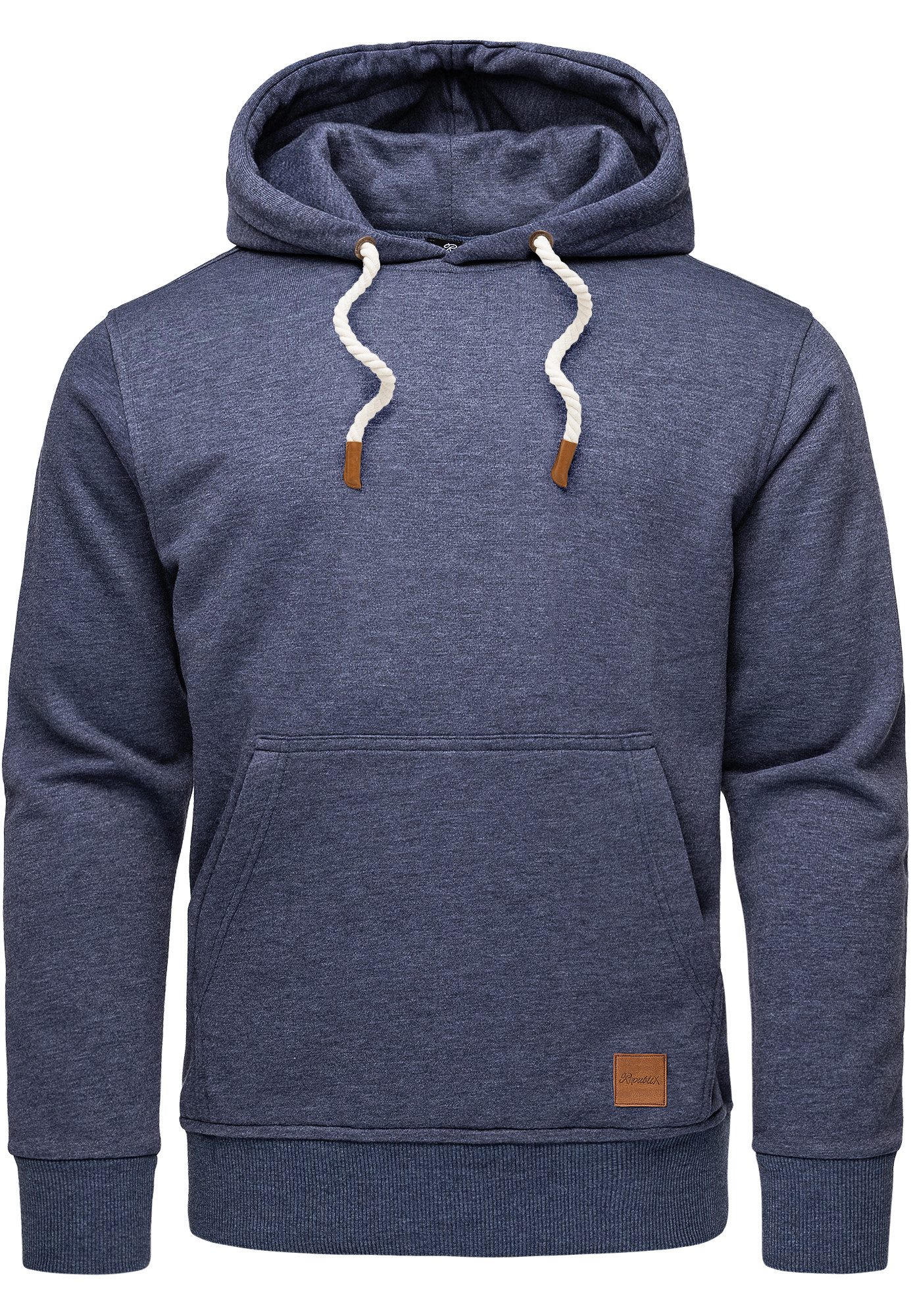 REPUBLIX Sweatshirt ERIC Herren Basic Kapuzenpullover günstig online kaufen