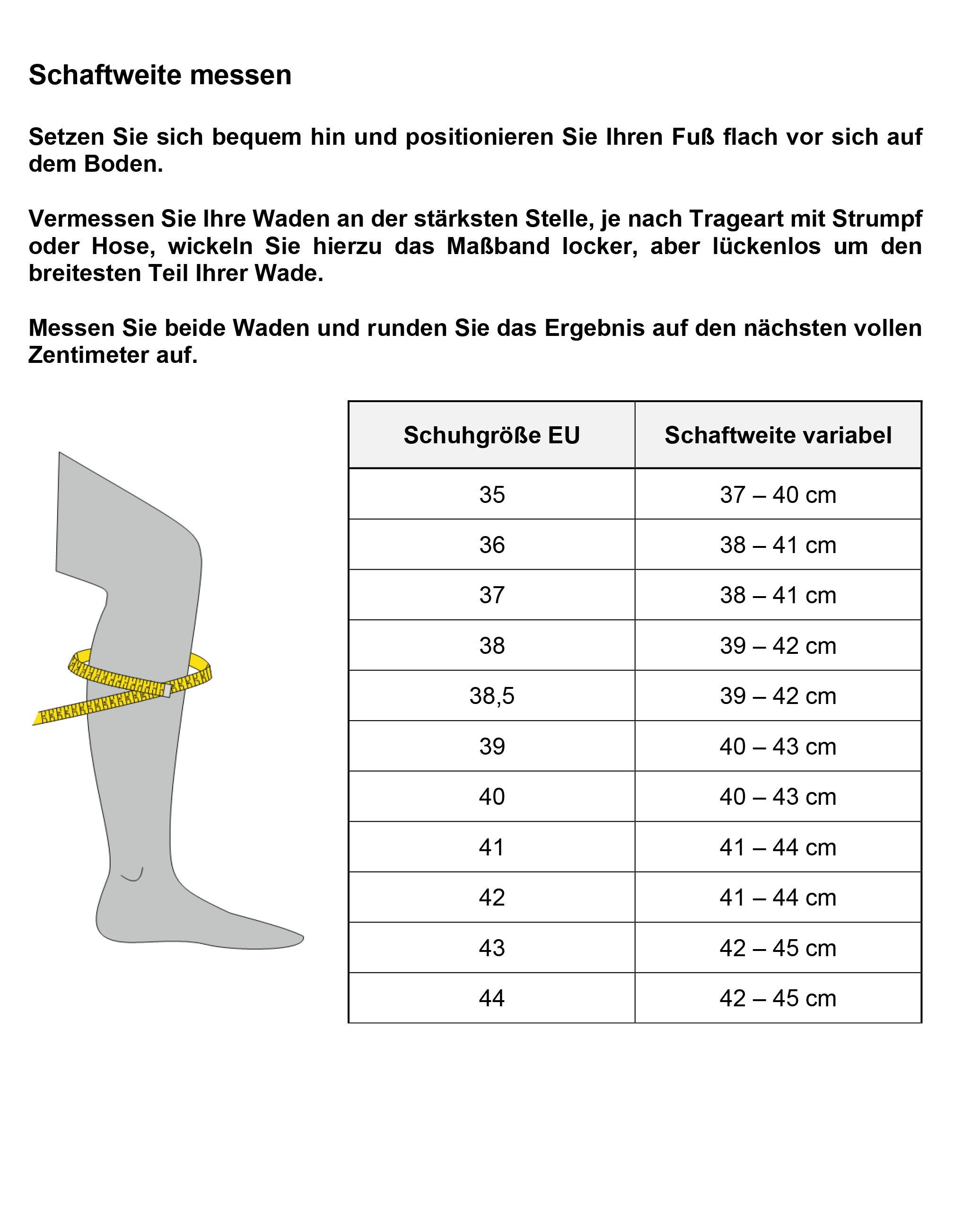 Gabor Stiefel mit variabler Schaftweite von normal bis XL