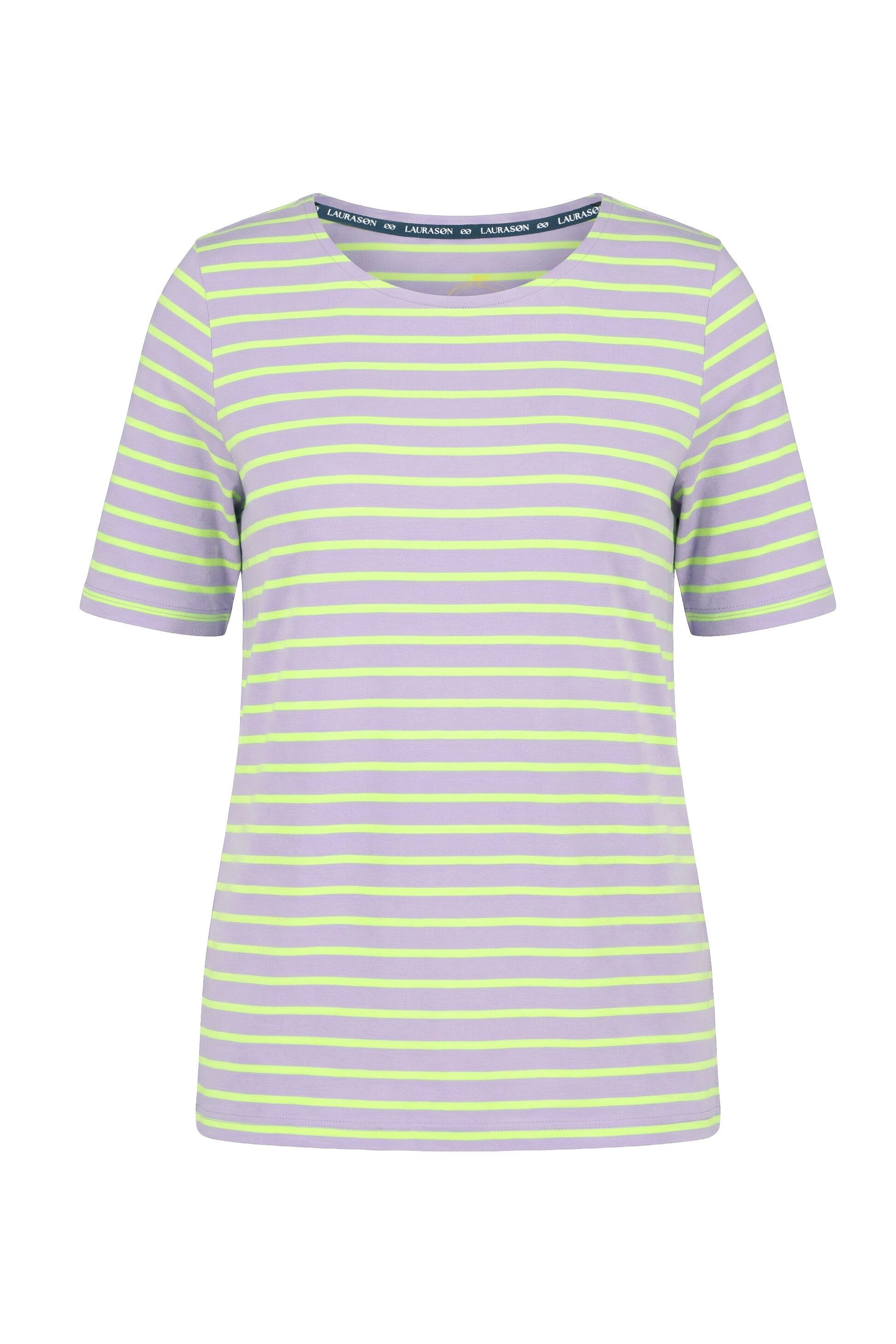T-Shirt Ringelshirt Rundhals 1/2-Arm