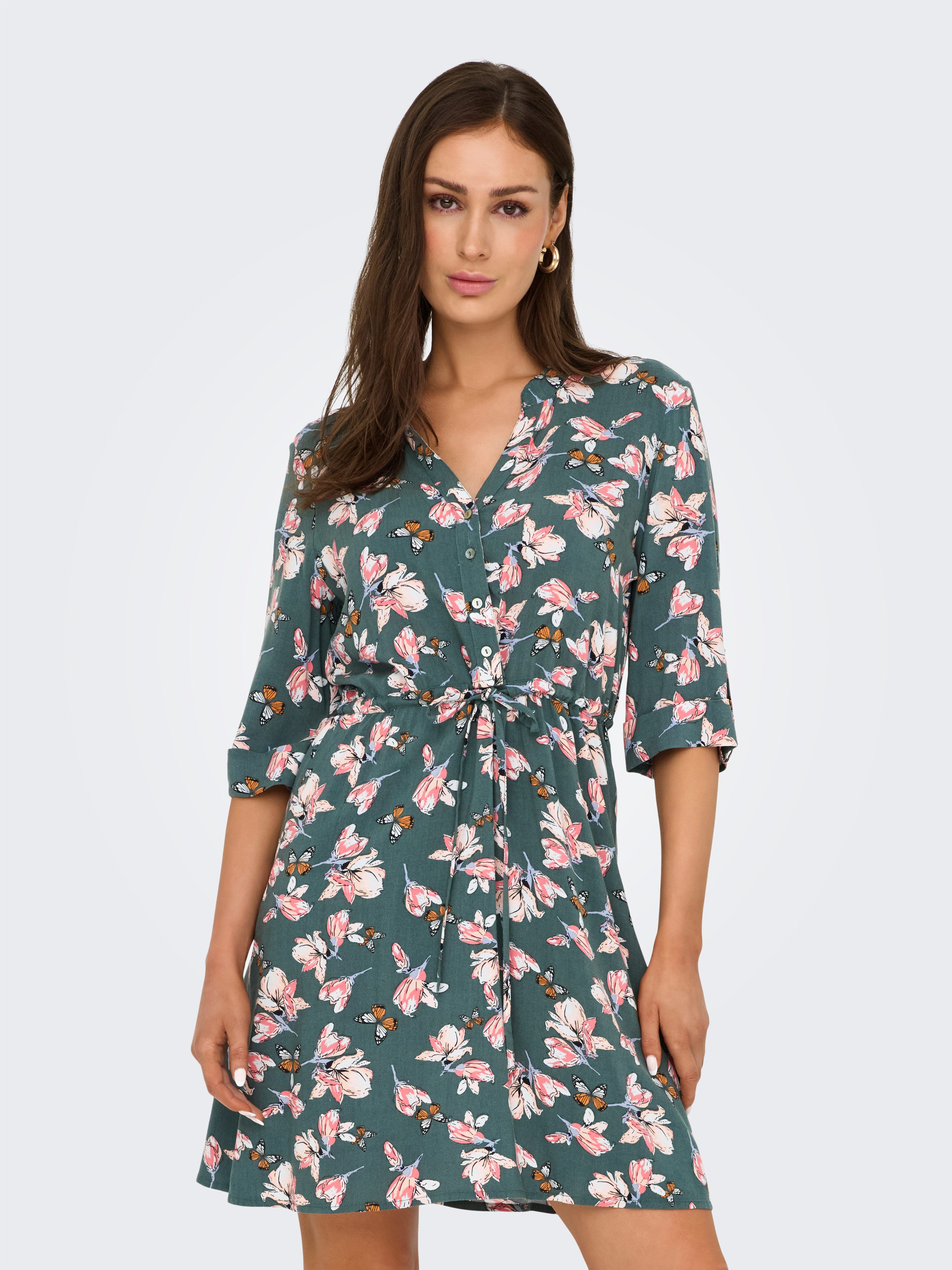 ONLY Tunikakleid ONLCORA 3/4 V-NECK TUNIC günstig online kaufen