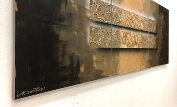 WandbilderXXL Gemälde Night Whispers 180 x 70 cm, Abstraktes Gemälde, handgemaltes Unikat