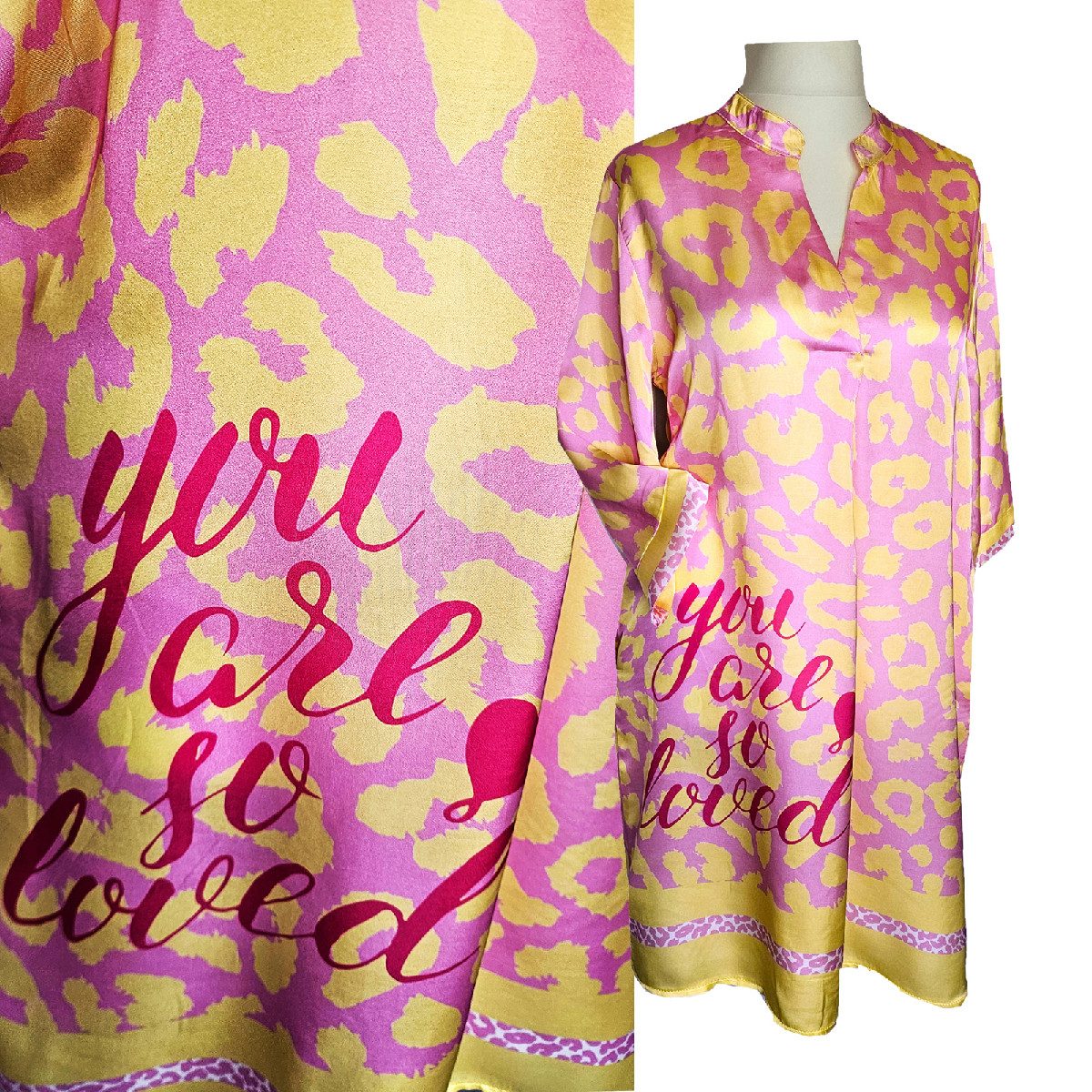 Druckkleid SAISON leichtes Tunika Kleid 3/4 günstig online kaufen