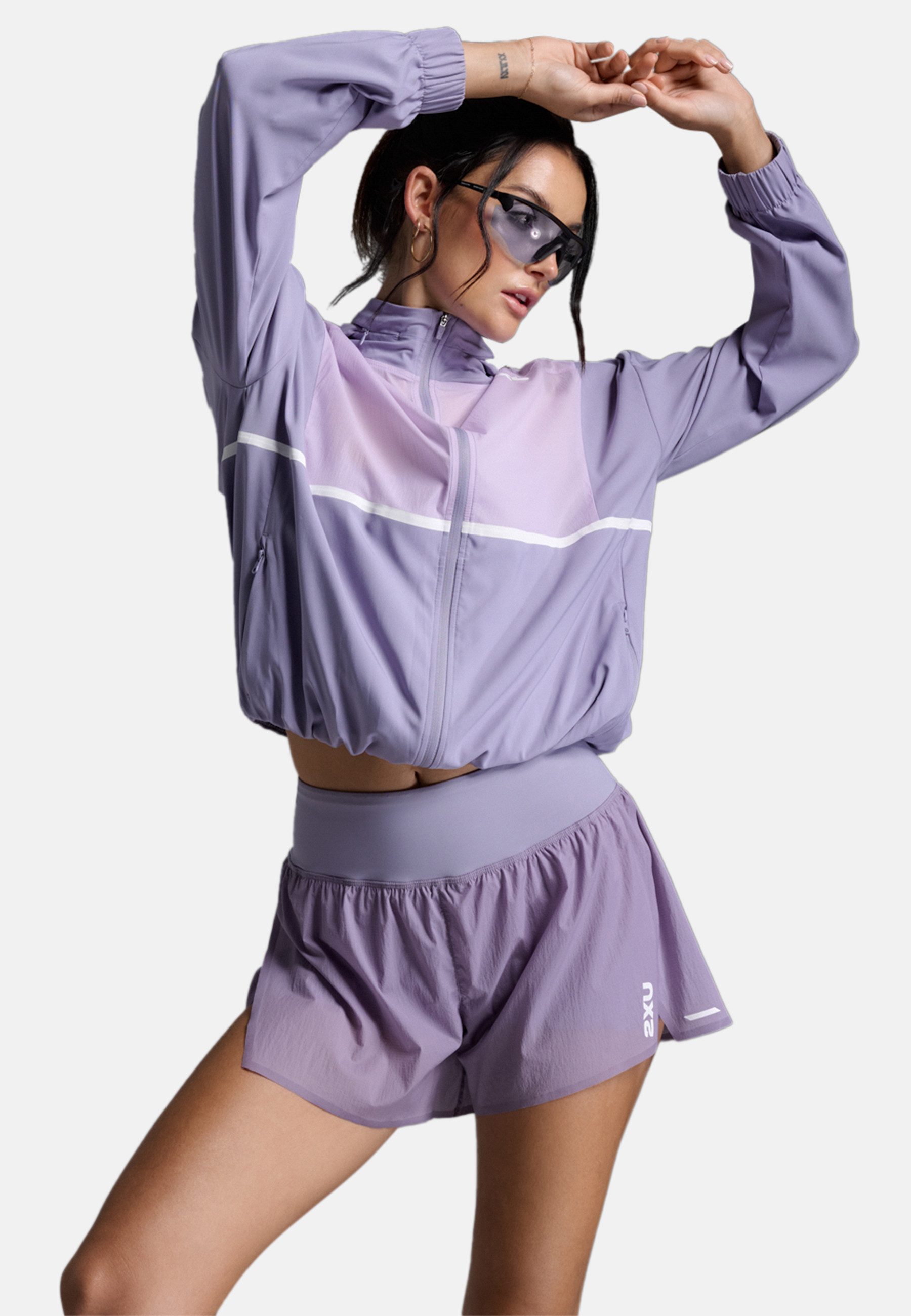 2xU Laufjacke Aero Sheer Windbreaker (1-St)
