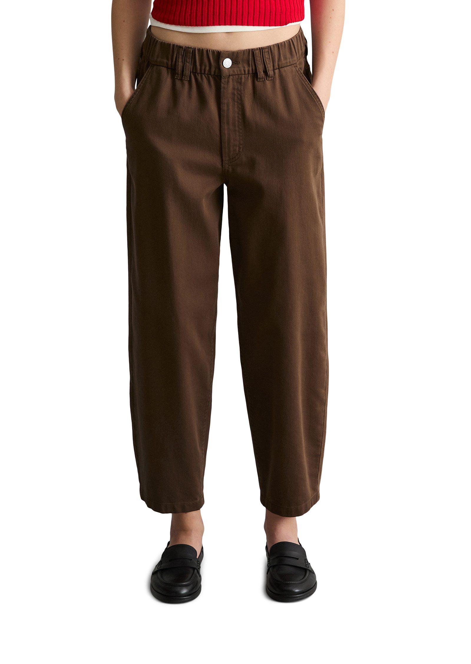 Marc O'Polo DENIM 7/8-Hose Relaxed Shape, elastischer Bund günstig online kaufen