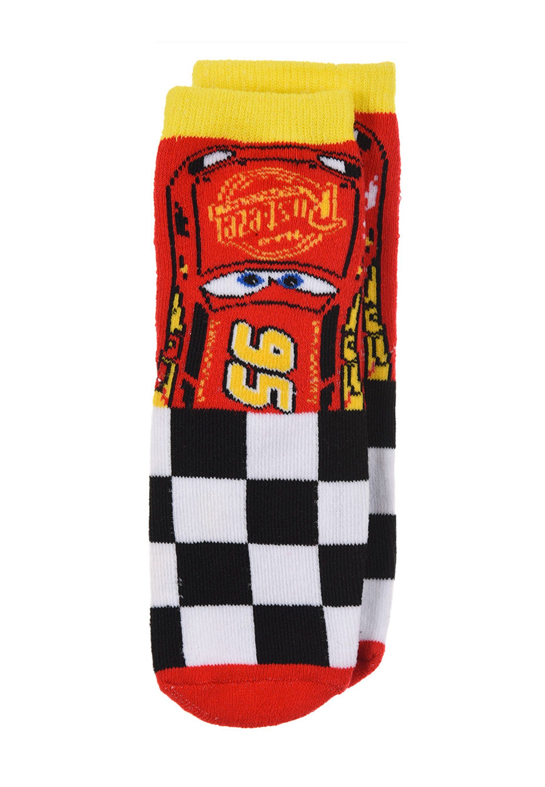 Disney Cars Socken Cars Kinder Jungen Socken Gumminoppen Stopper-Socken Strümpfe