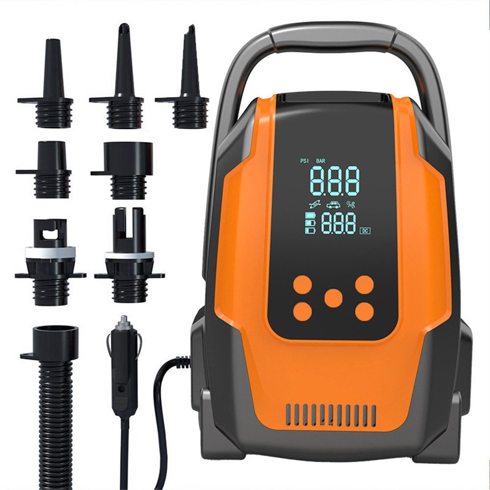 Elektropumpe 20PSI Tragbare Elektrische Luftpumpe Fahrradpumpe 12V SUP-Pumpe