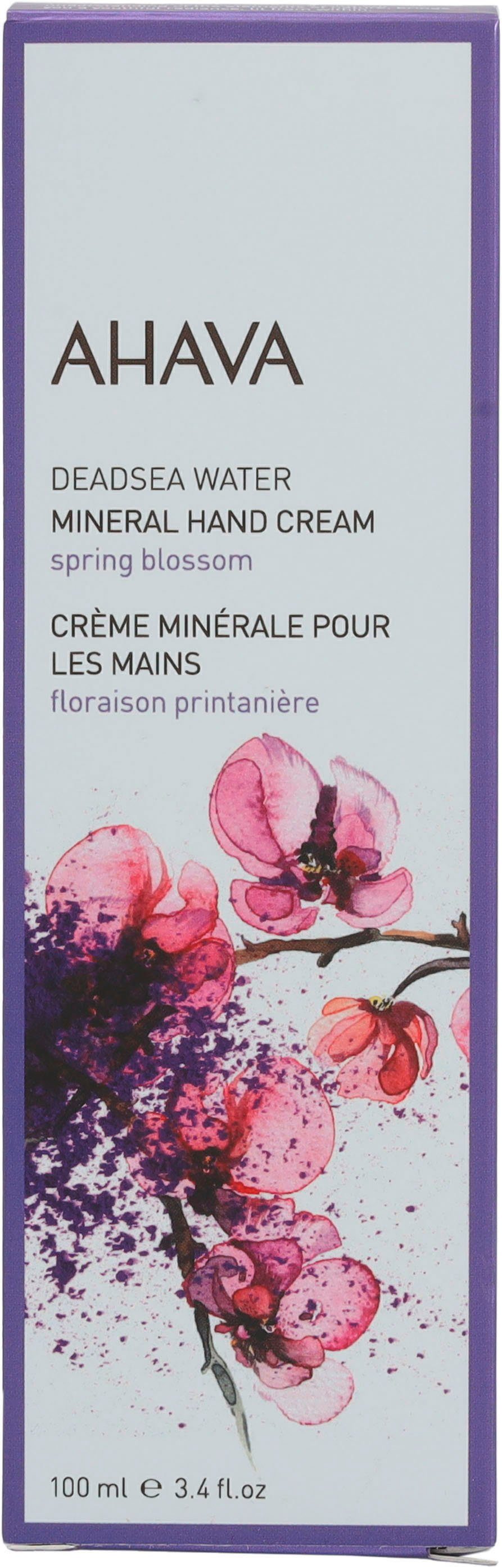 Handcreme Deadsea Water Blossom Hand Spring AHAVA Cream Mineral