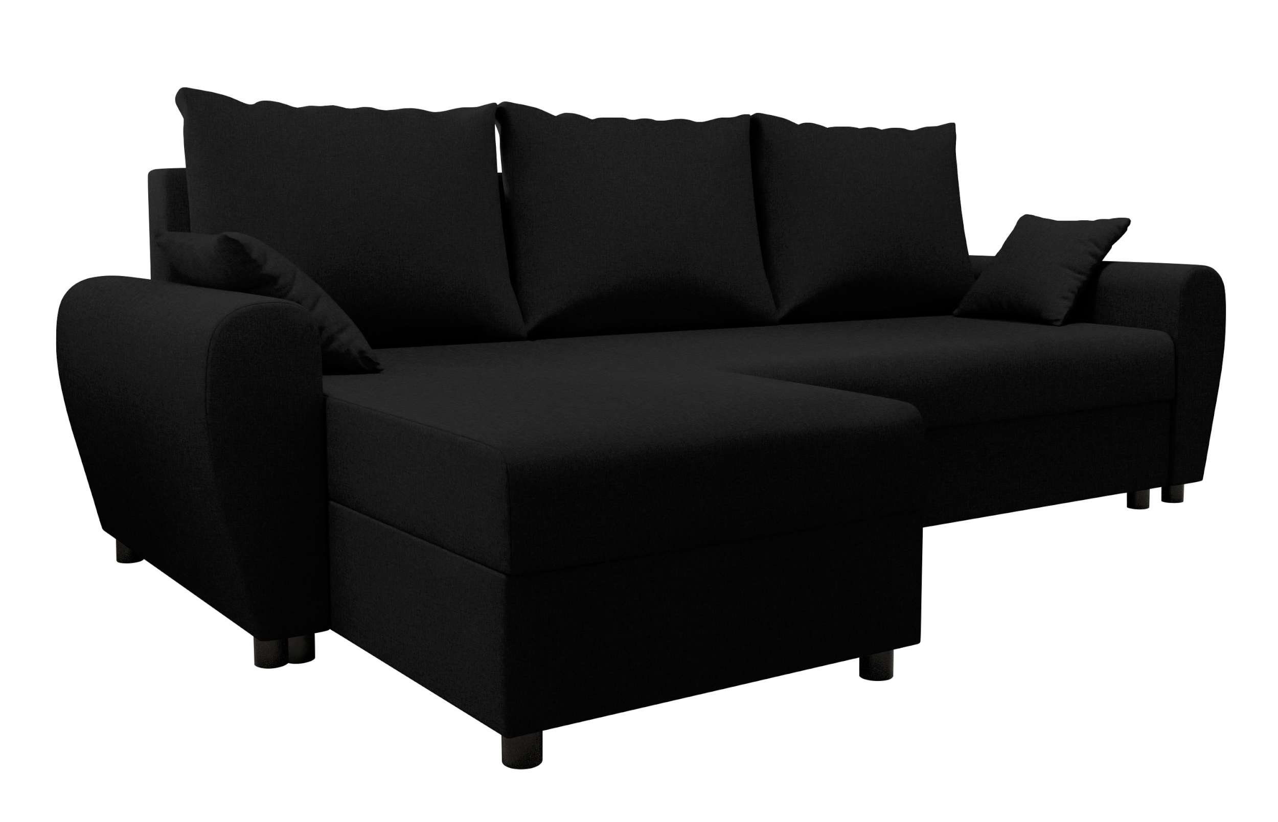 Stylefy Ecksofa Melina, Sitzkomfort, Design mit Bettkasten, mit L-Form, Bettfunktion, Sofa, Modern Eckcouch