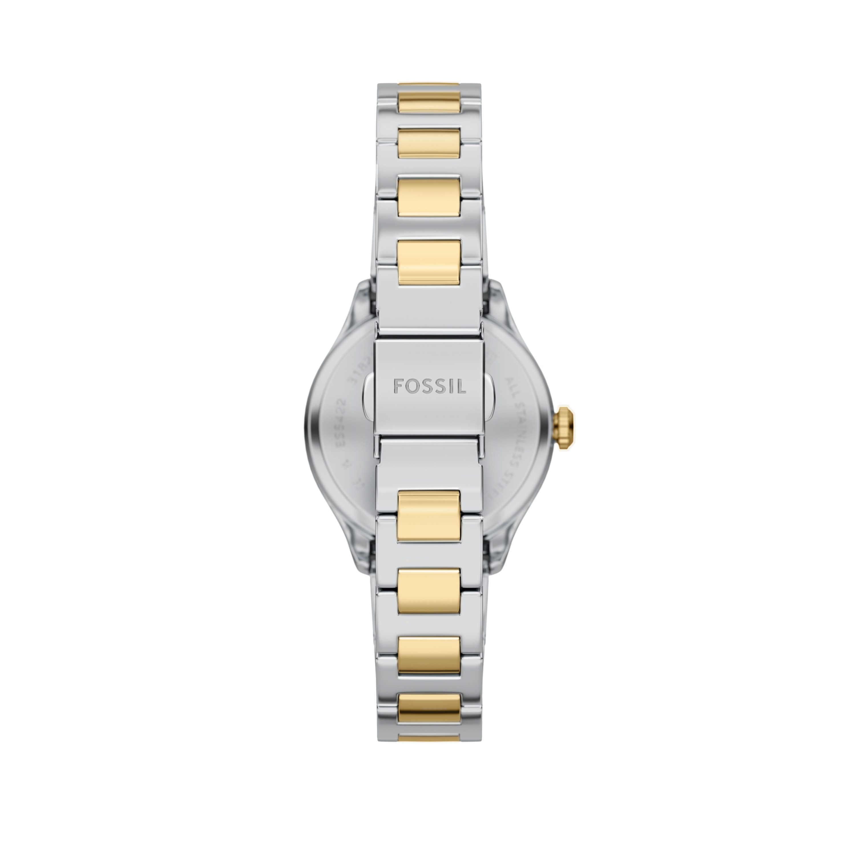 Fossil Quarzuhr GILMORE ES5422, Armbanduhr, Damenuhr, Edelstahlarmband, analog