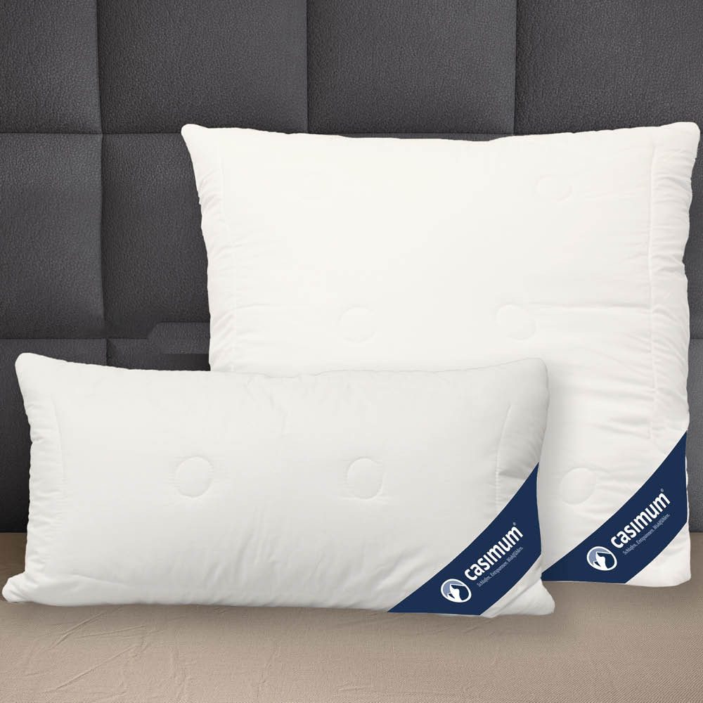 casimum 3-Kammer-Kopfkissen LUXUS Kamelhaar-Kissen 80x80, Kissen günstig online kaufen