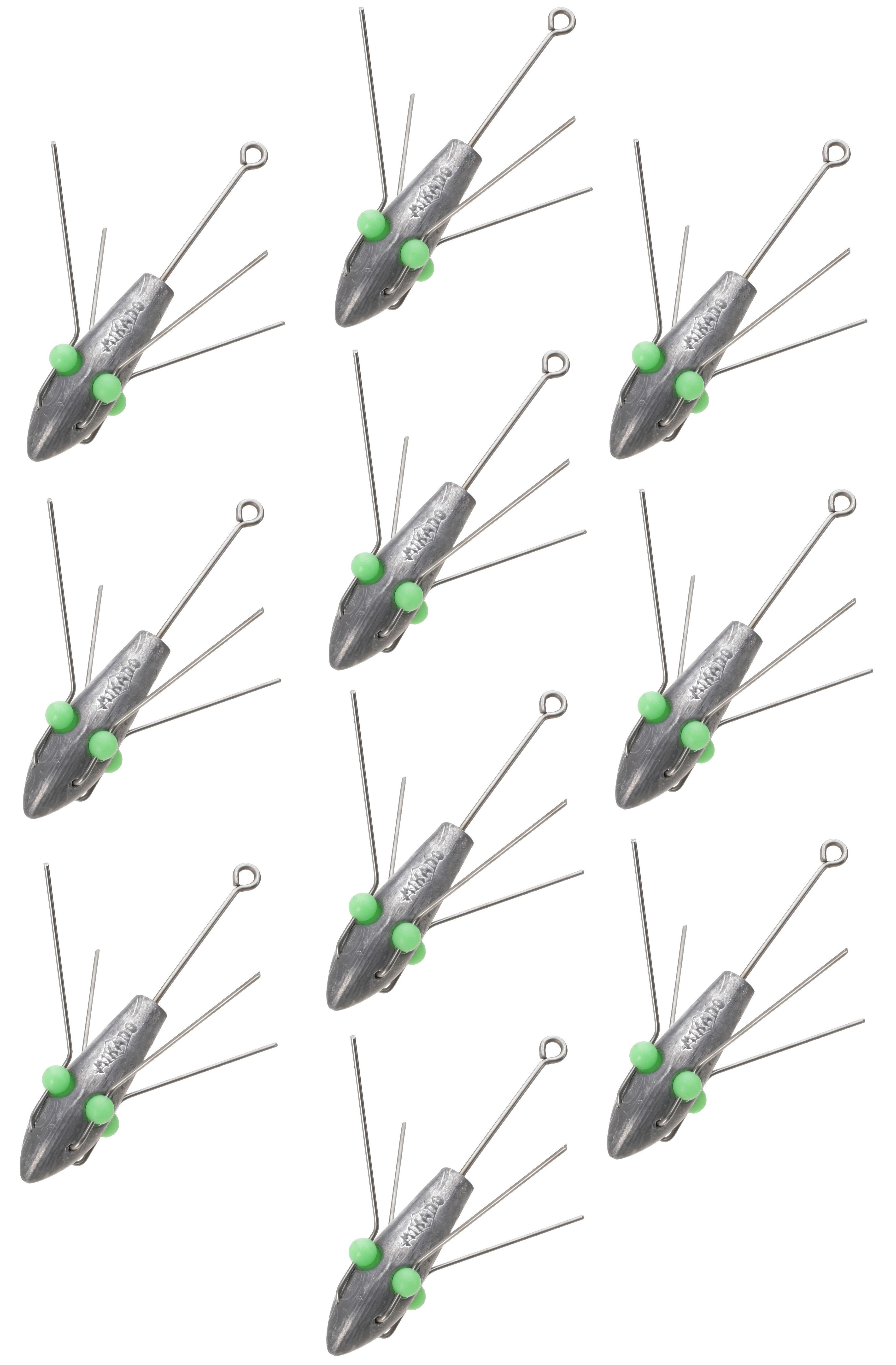 MIKADO Total Fishing Brandungsblei SPINNE MEER Blei 150g - 1 St. o. 10er SET -Surfcasting Strömung, (1-St), Beim Einholen klappen die Arme automatisch ein
