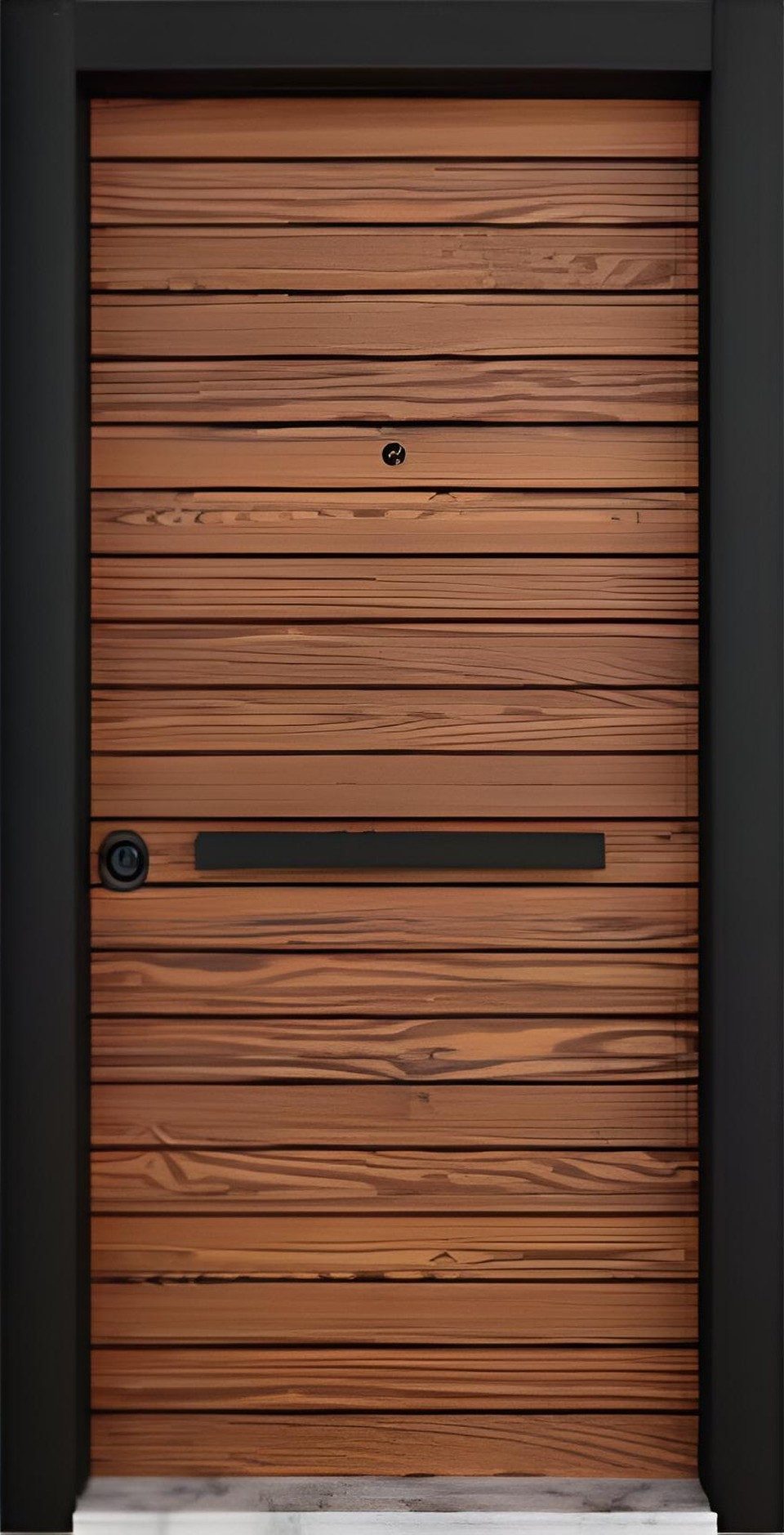 Xlmoebel Haustür Braune Designer Eingangstür Holzdesign Wohnungstür Elde Hoteltüren, Made in Europa