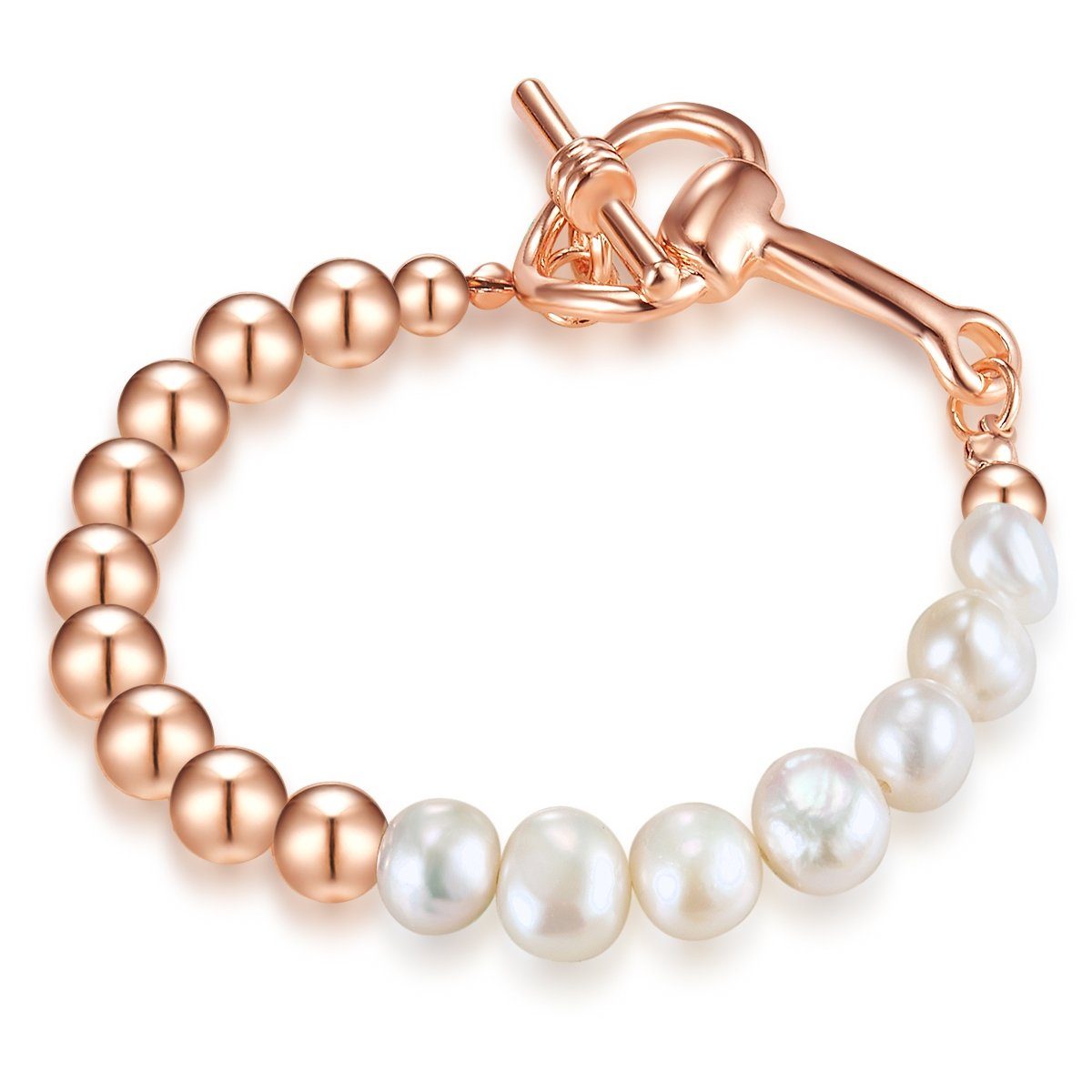 Lulu & Jane Perlenarmband roségold, Messing günstig online kaufen