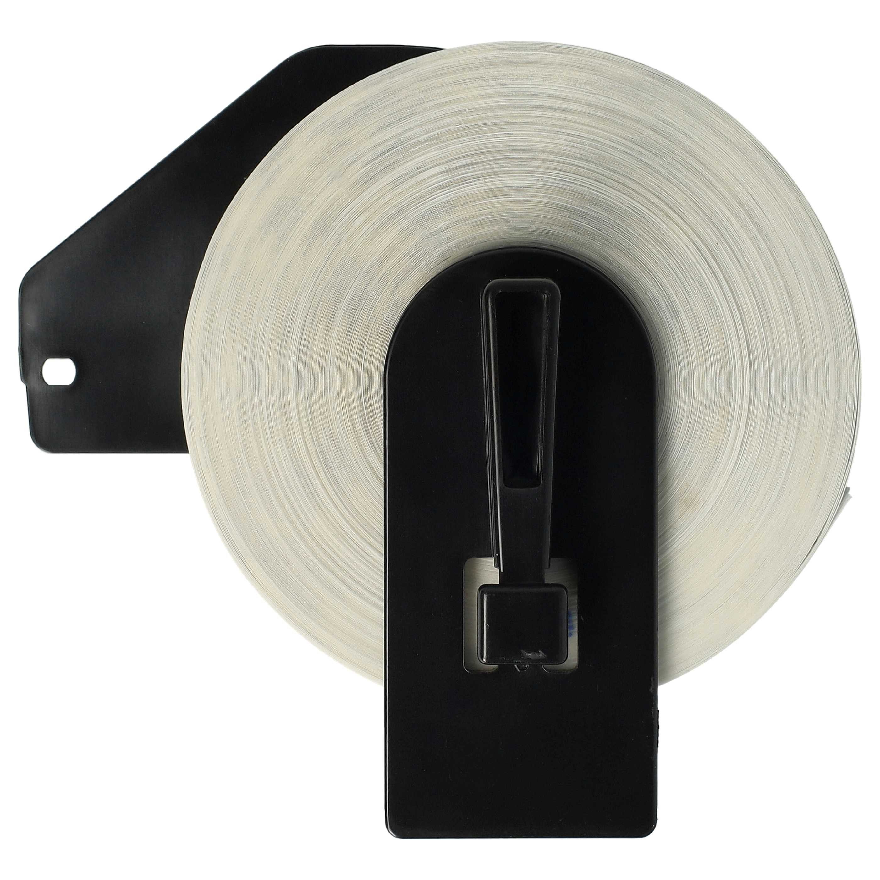 vhbw Etikettenpapier passend für Brother PT QL500BW, QL-550, QL-560, QL560VP, QL-570, Wetterfest