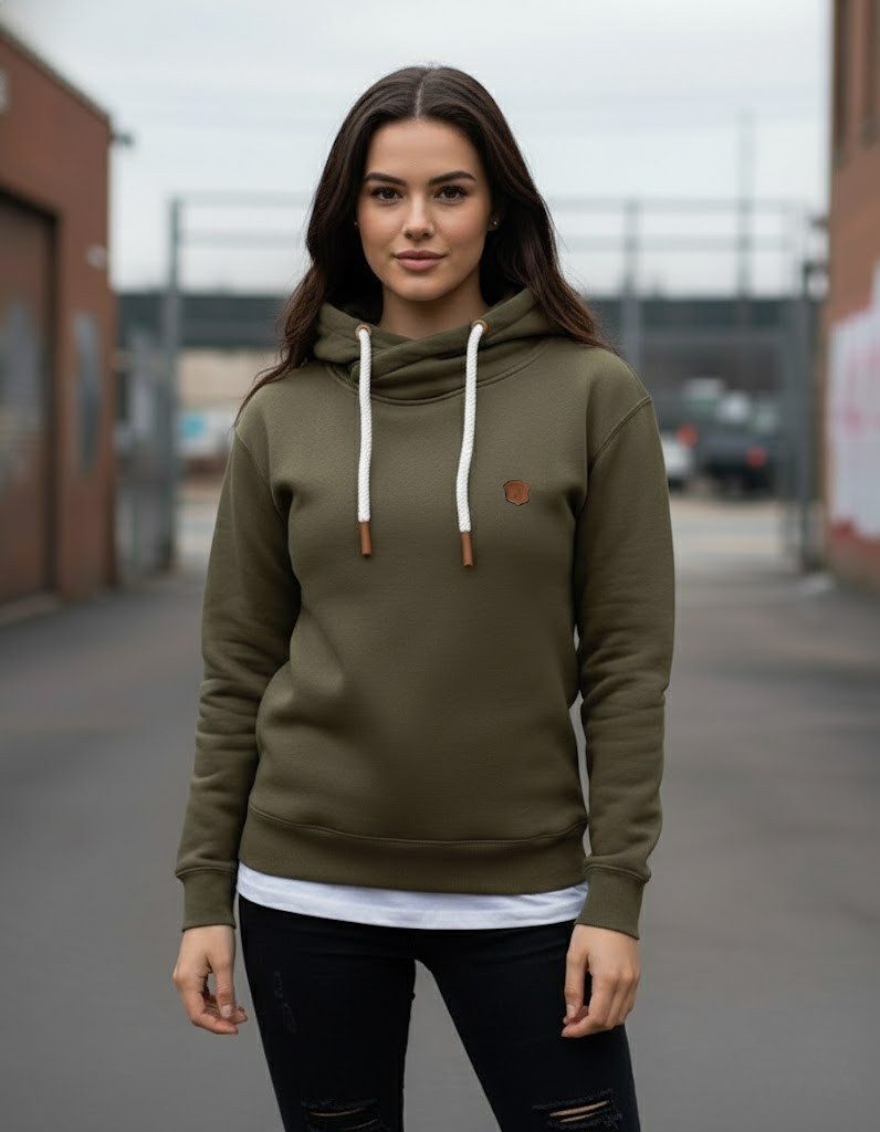 naketano Hoodie Damen Kapuzenpullover oliv günstig online kaufen