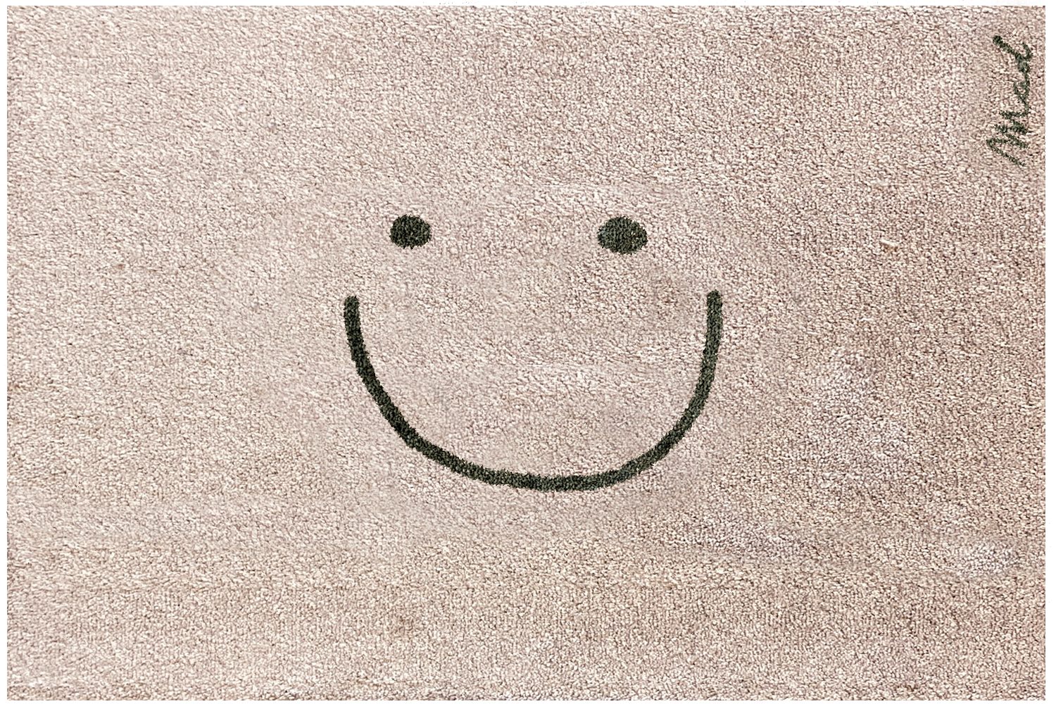 Mad about Mats Fußmatte Türvorleger Indoor mit Print Smiley rutschfest & wa günstig online kaufen