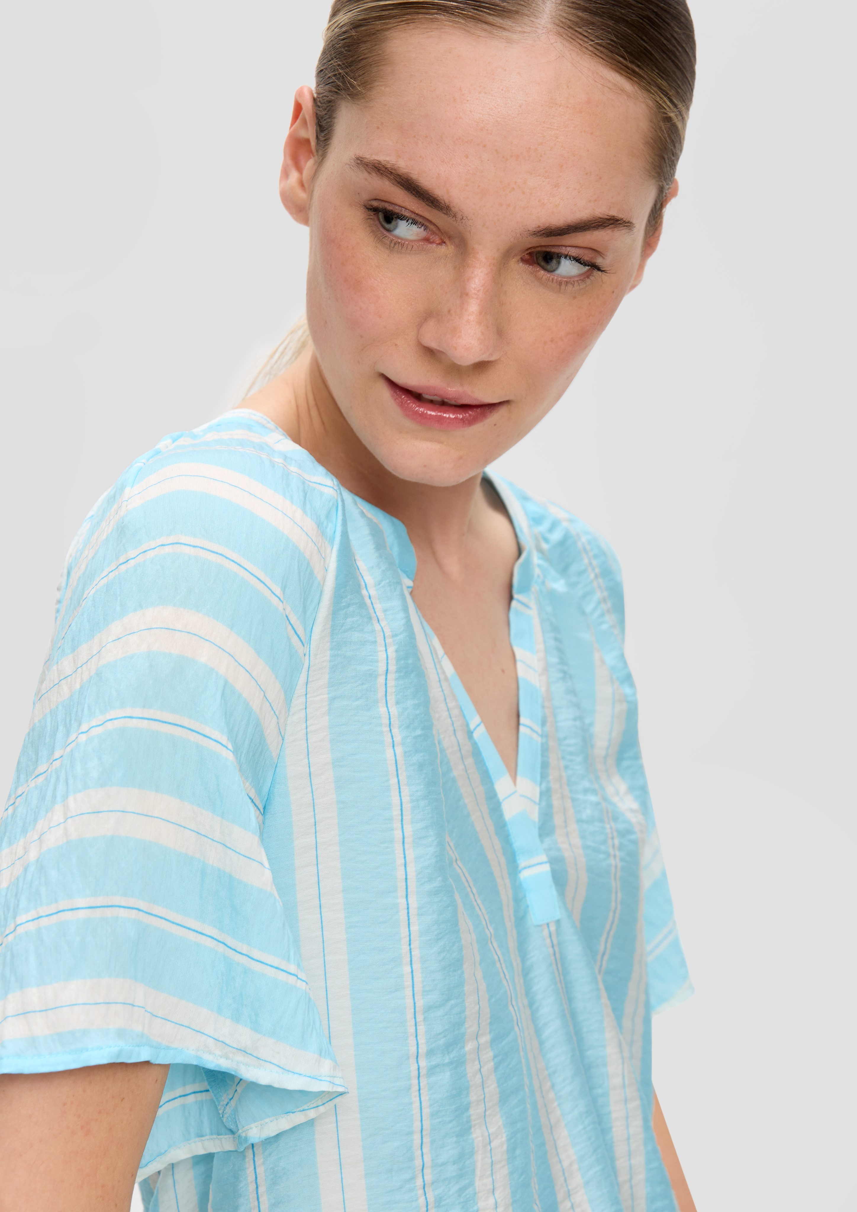s.Oliver BLACK LABEL Kurzarmbluse Luftige Bluse günstig online kaufen