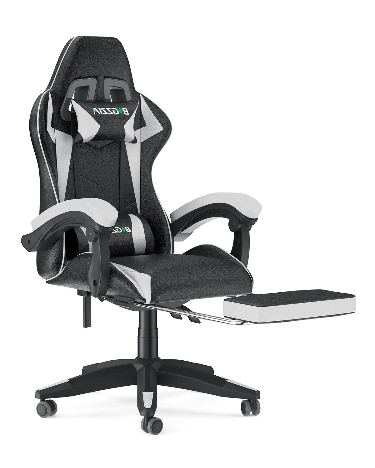 BIGZZIA Bürostuhl Gaming Stuhl mit Fußstütze günstig online kaufen