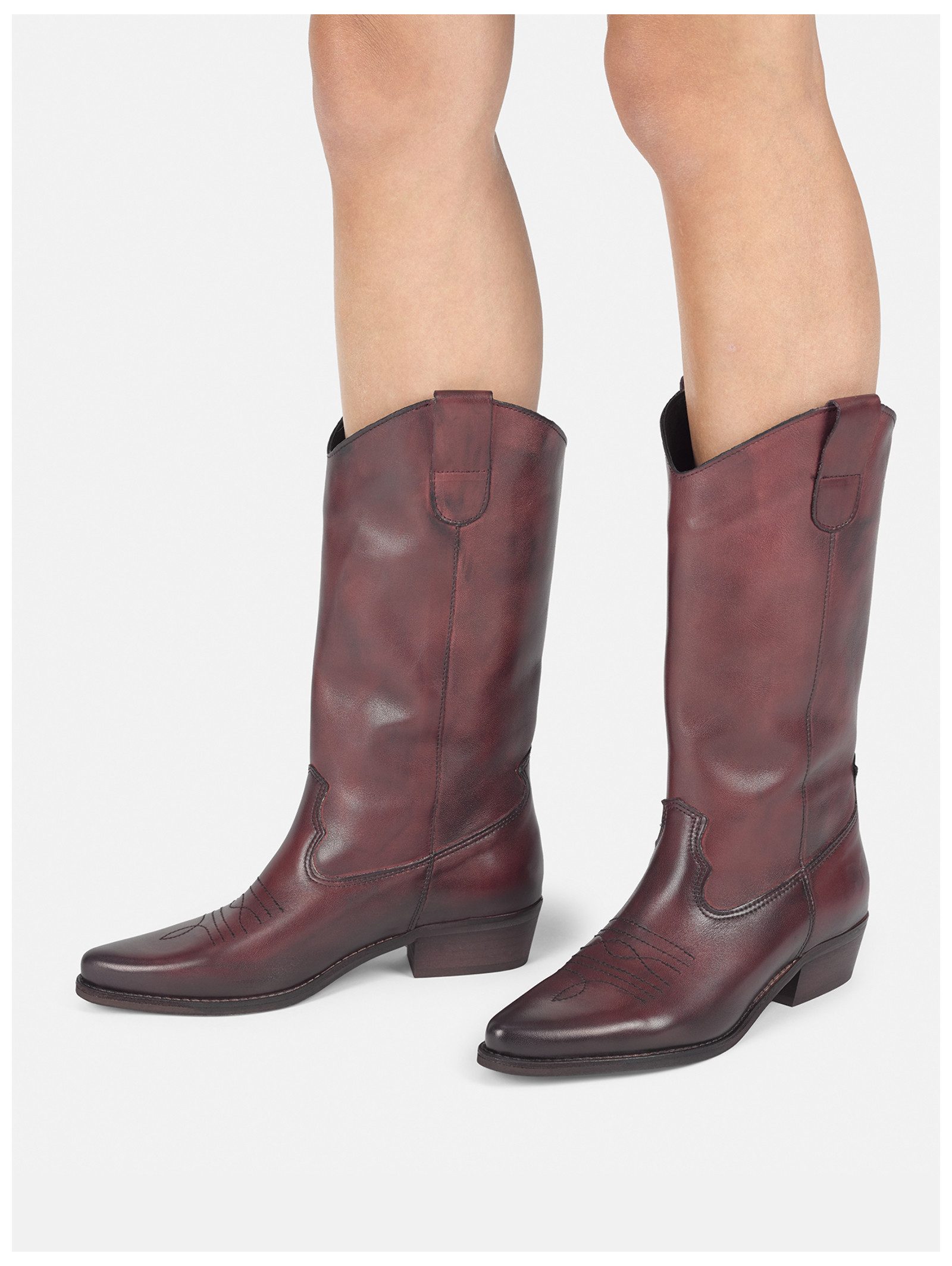 Felmini Stiefel Leder . Bikerboots