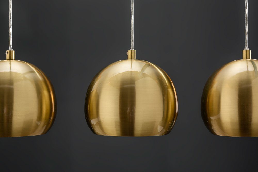 riess-ambiente Hängeleuchte GOLDEN BALL gold, ohne Leuchtmittel, Wohnzimmer · Metall · Esszimmer · Modern Design – Bild 4 von 5