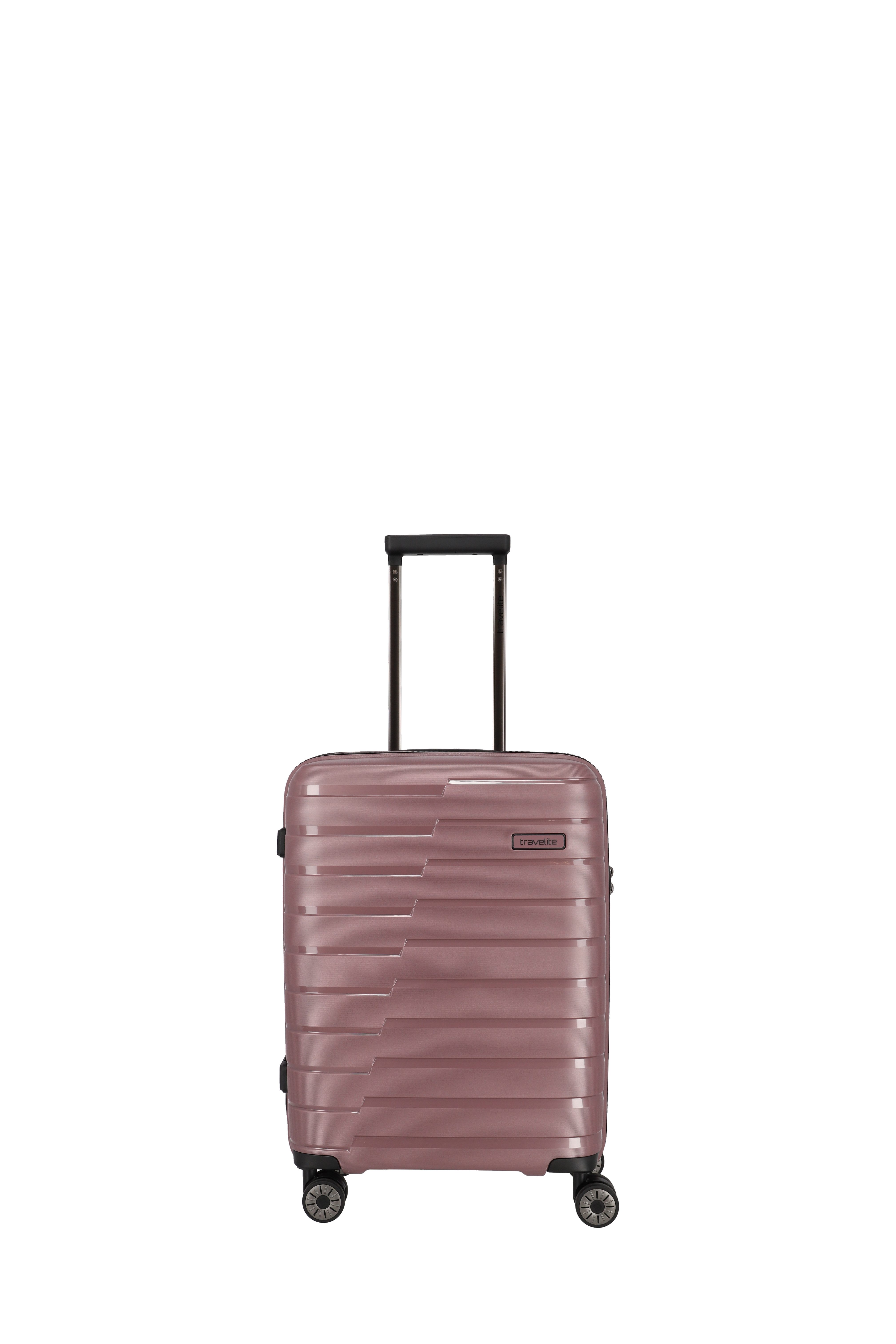 travelite Trolley AIR BASE Reisekoffer Hartschale, 4 Rollen, kratzresistenter Oberfläche und cleverer Innenaufteilung