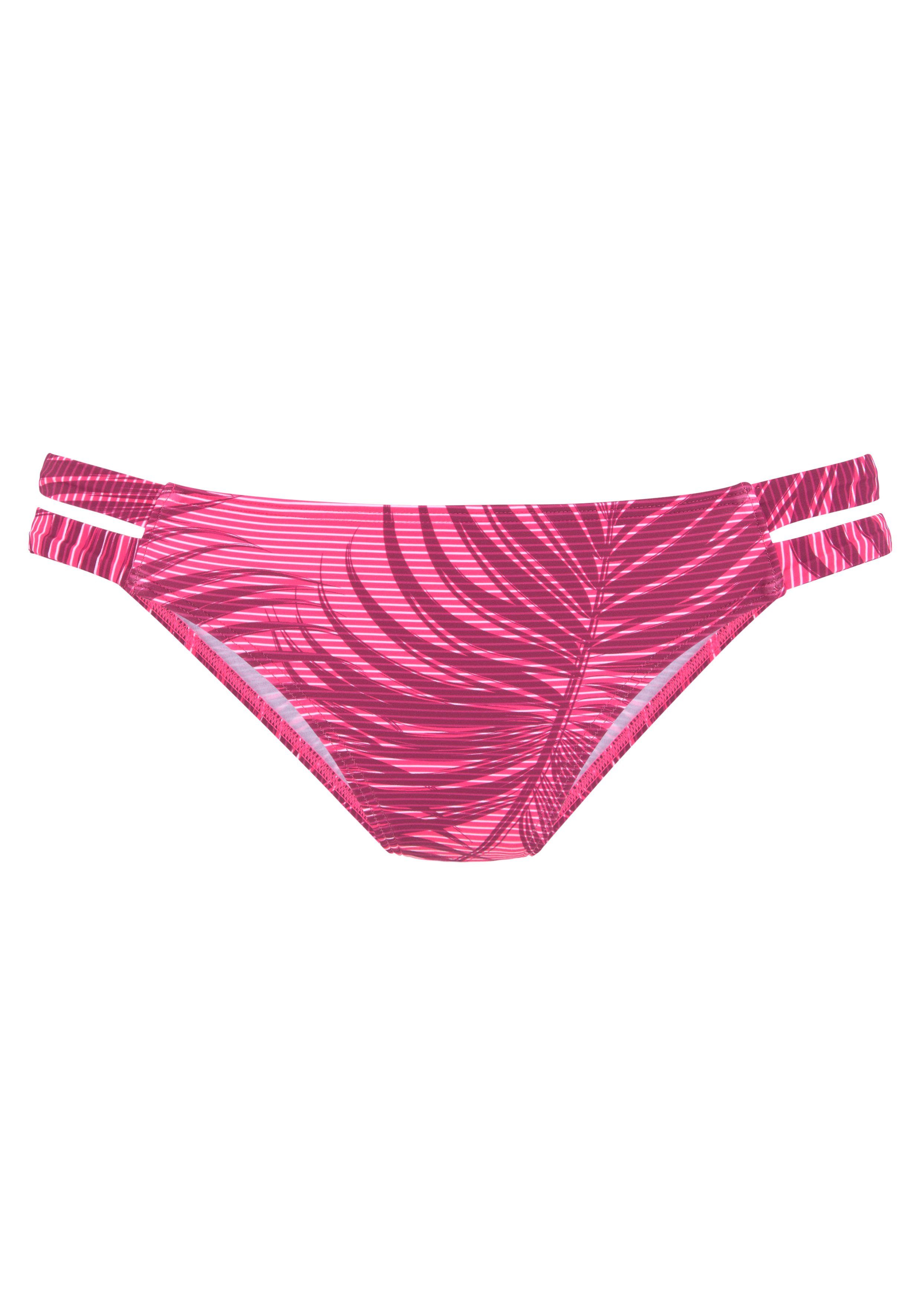 LASCANA ACTIVE Bikini-Hose Coal mit seilichen Bändern mehr