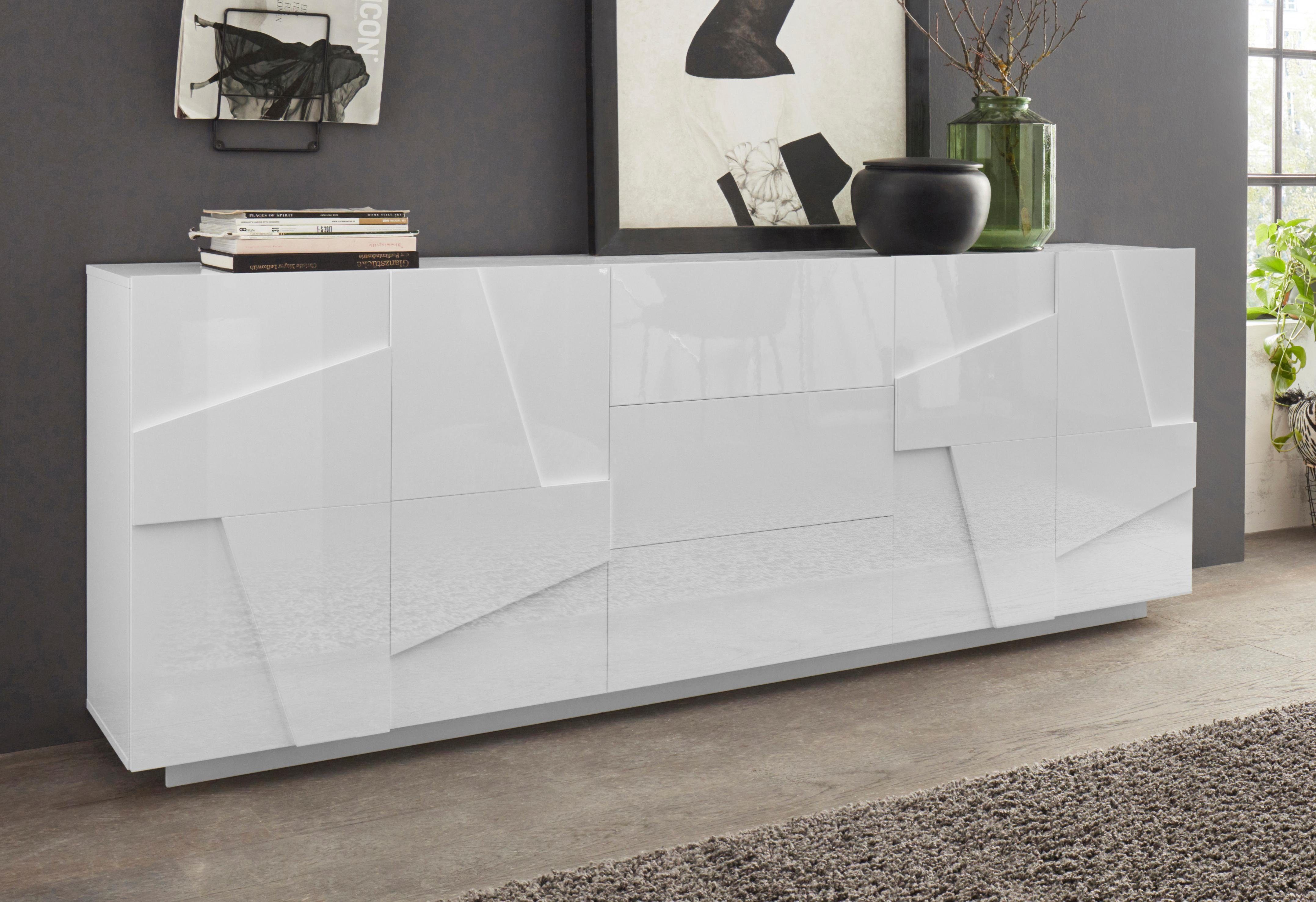 Home affaire Sideboard PING, Breite 224 cm