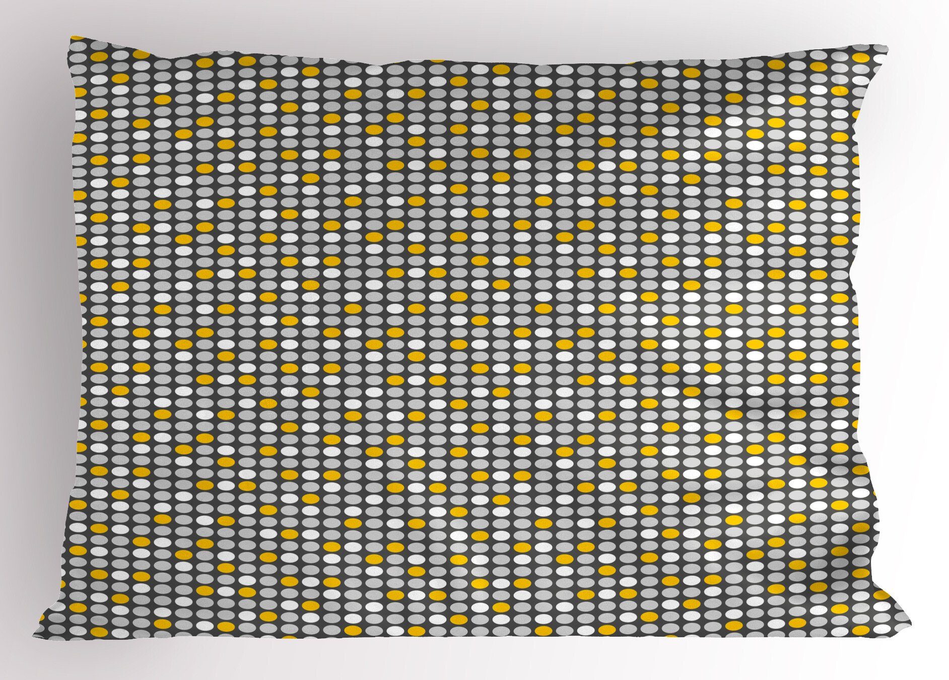 Kissenbezüge Dekorativer Einfache Abakuhaus Standard Geometrisch Gedruckter Symmetric Stück), Runden Size (1 Kissenbezug, King