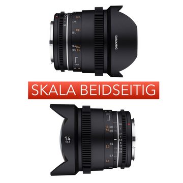 Samyang MF 14mm T3,1 VDSLR MK2 Canon EF Superweitwinkelobjektiv