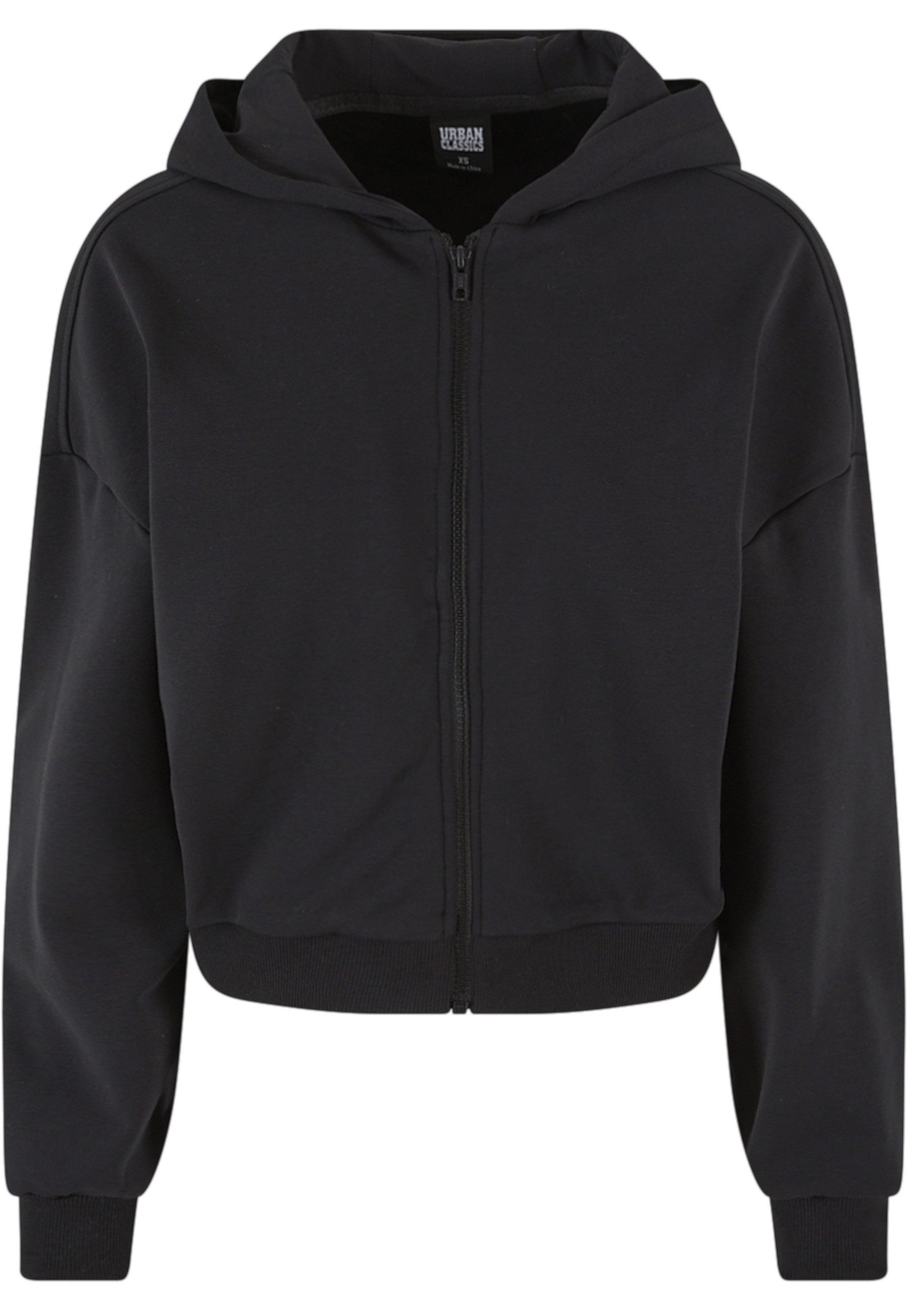 Sweatjacke Urban Classics Damen Ladies Cozy Short Zip Hoody