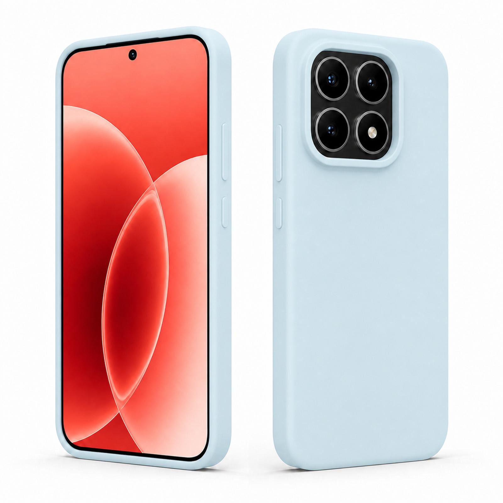 CoolGadget Handyhülle Silikon Pro Schutzhülle für Xiaomi 17, weiches Innenfutter Cover kompatibel mit Xiaomi 17 Schutz Tasche