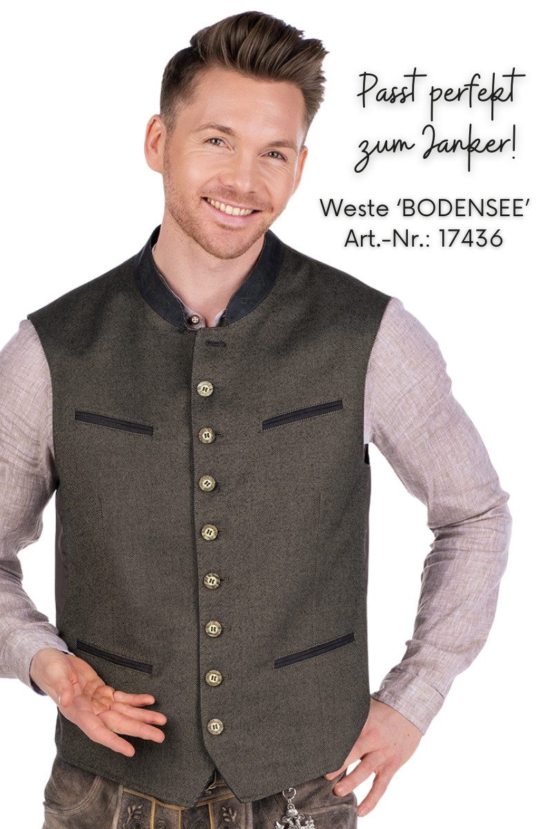 Gebr. Weis menswear Trachtenjanker Janker - ROSENHEIM - oliv