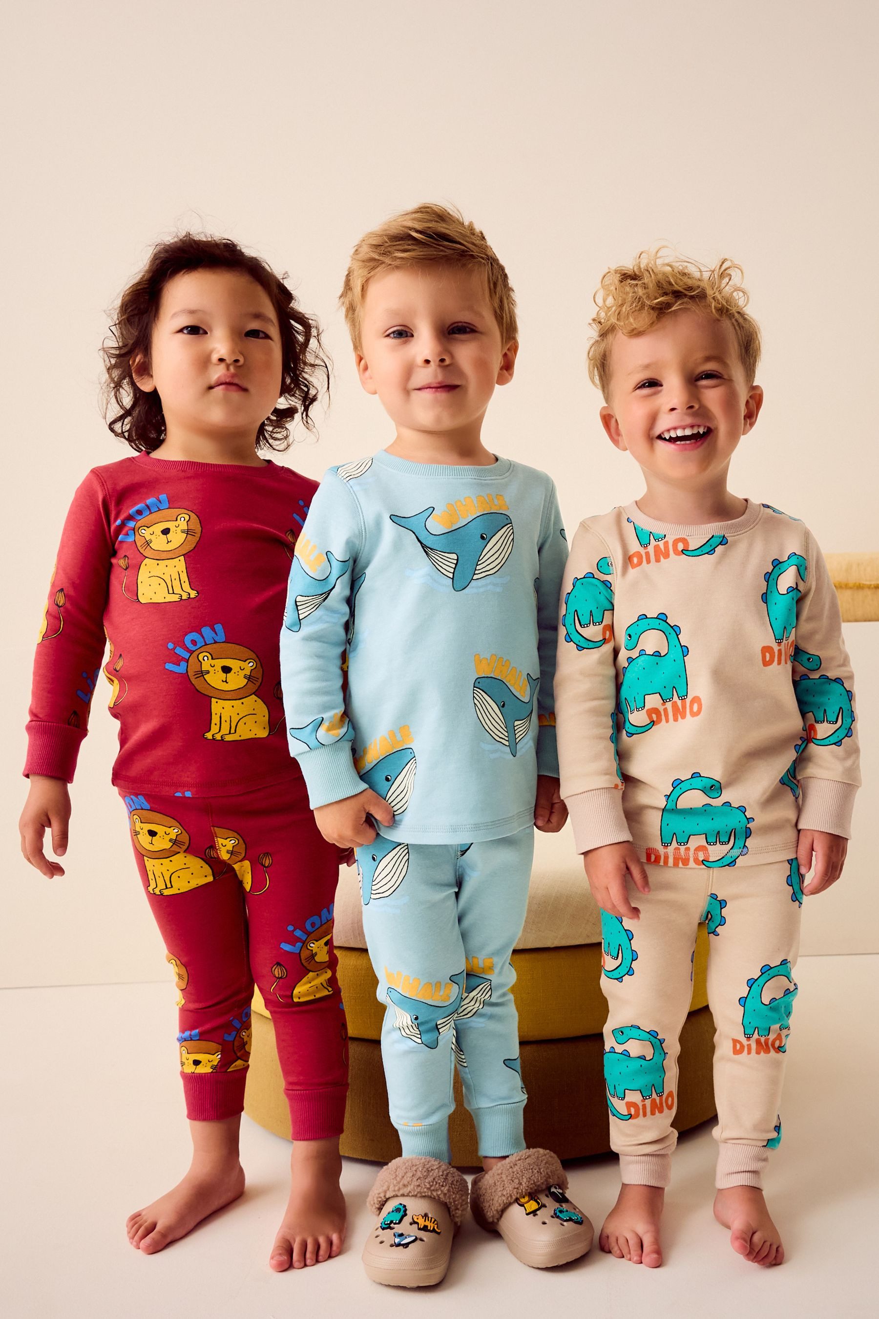Next Pyjama 3er-Pack Langarm-Schlafanzüge (6 tlg)