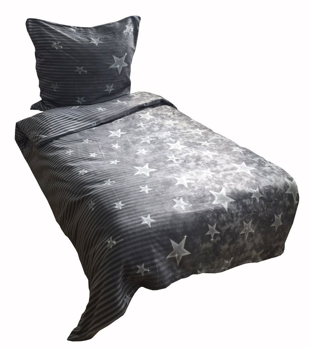 Leonado Vicenti Bettwäsche 4 tlg Winter Thermo Fleece Bettwäsche 135x200 ku günstig online kaufen