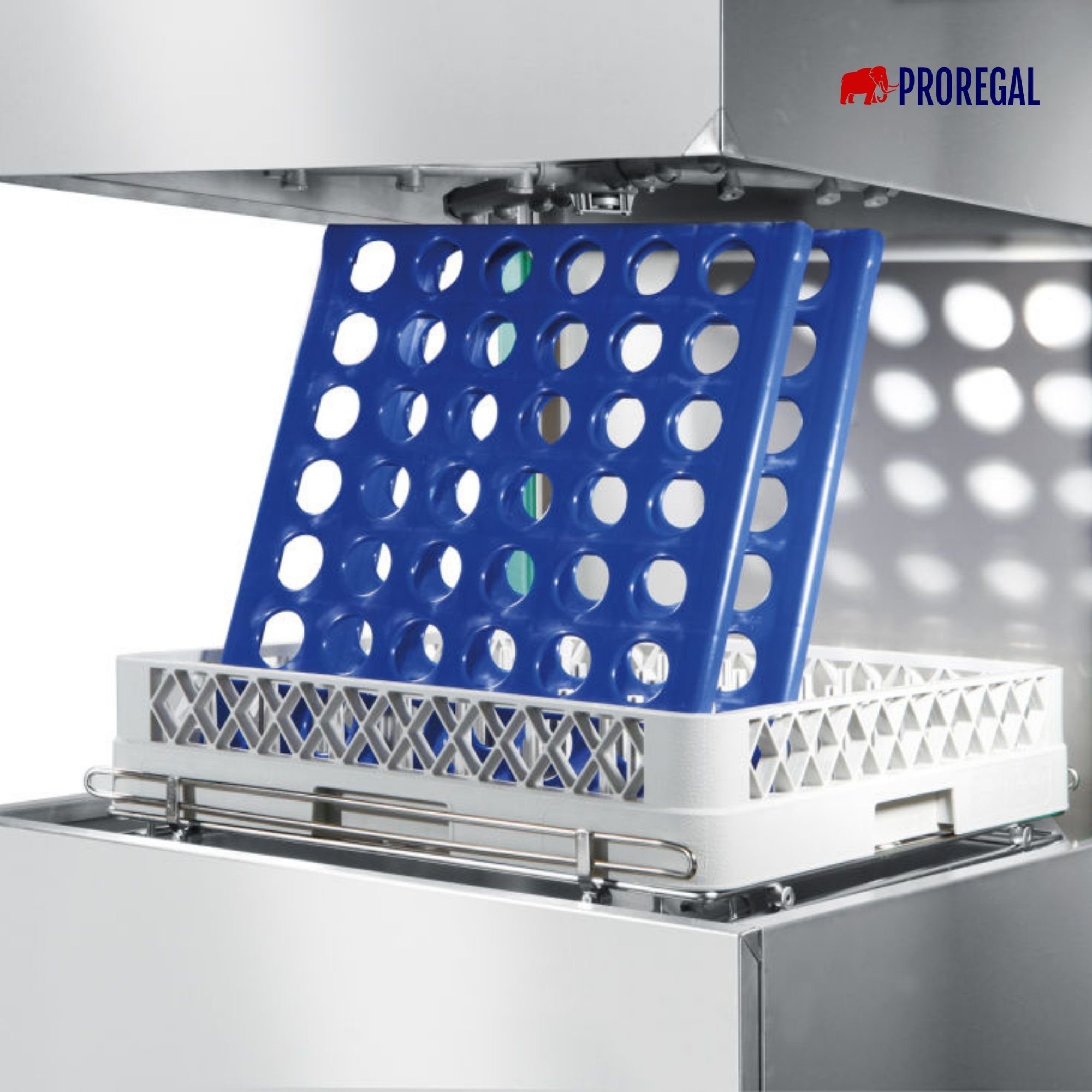 PROREGAL® Polarfox Küchenregal Deal Aluminium-Gastro-Lagerregal Mega 168,5x128x40,5cm, 2-tlg. HxBxT