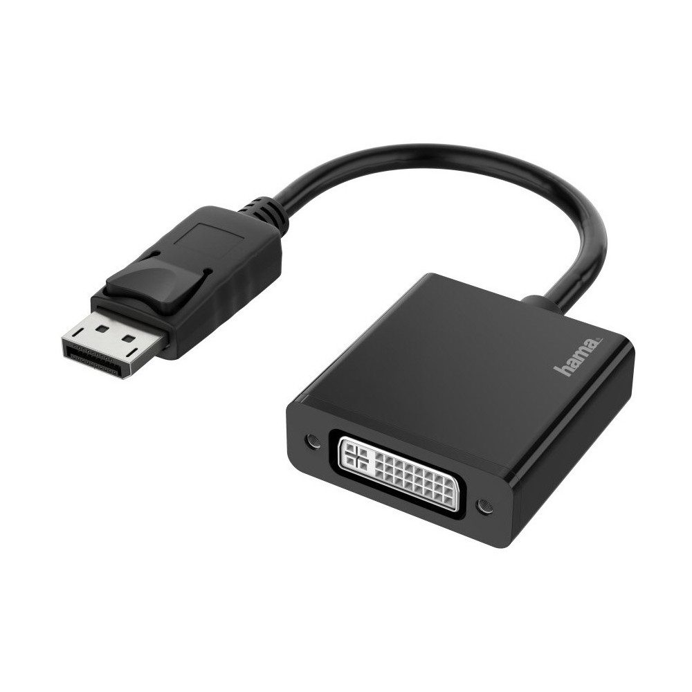 Hama Hama Video-Adapter DP zu DVI - Adapter Computer-Adapter DisplayPort-Stecker zu DisplayPort zu DVI