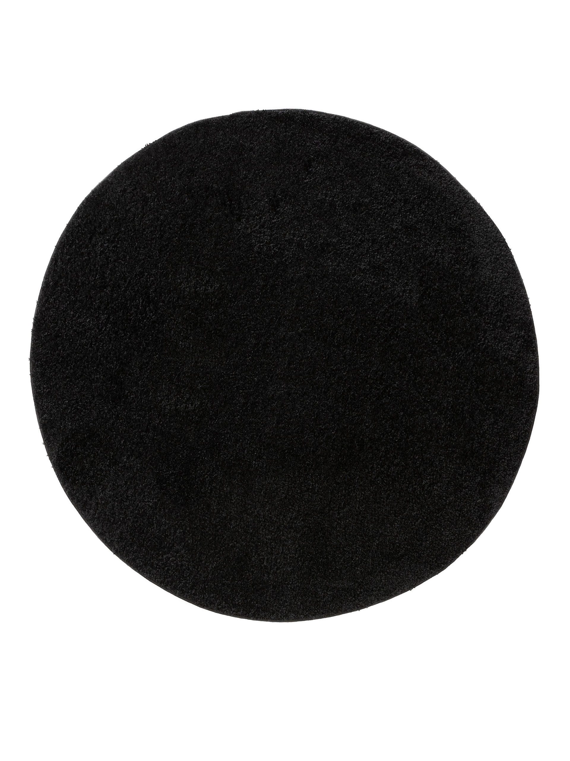 benuta Hochflor-Teppich Soho, rund, Höhe: 31 mm, Teppich Wohnzimmer, Schlafzimmer, Esszimmer, Rutschfest, Waschbar