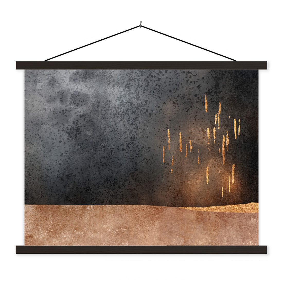 Poster Abstrakt - Gold - Design