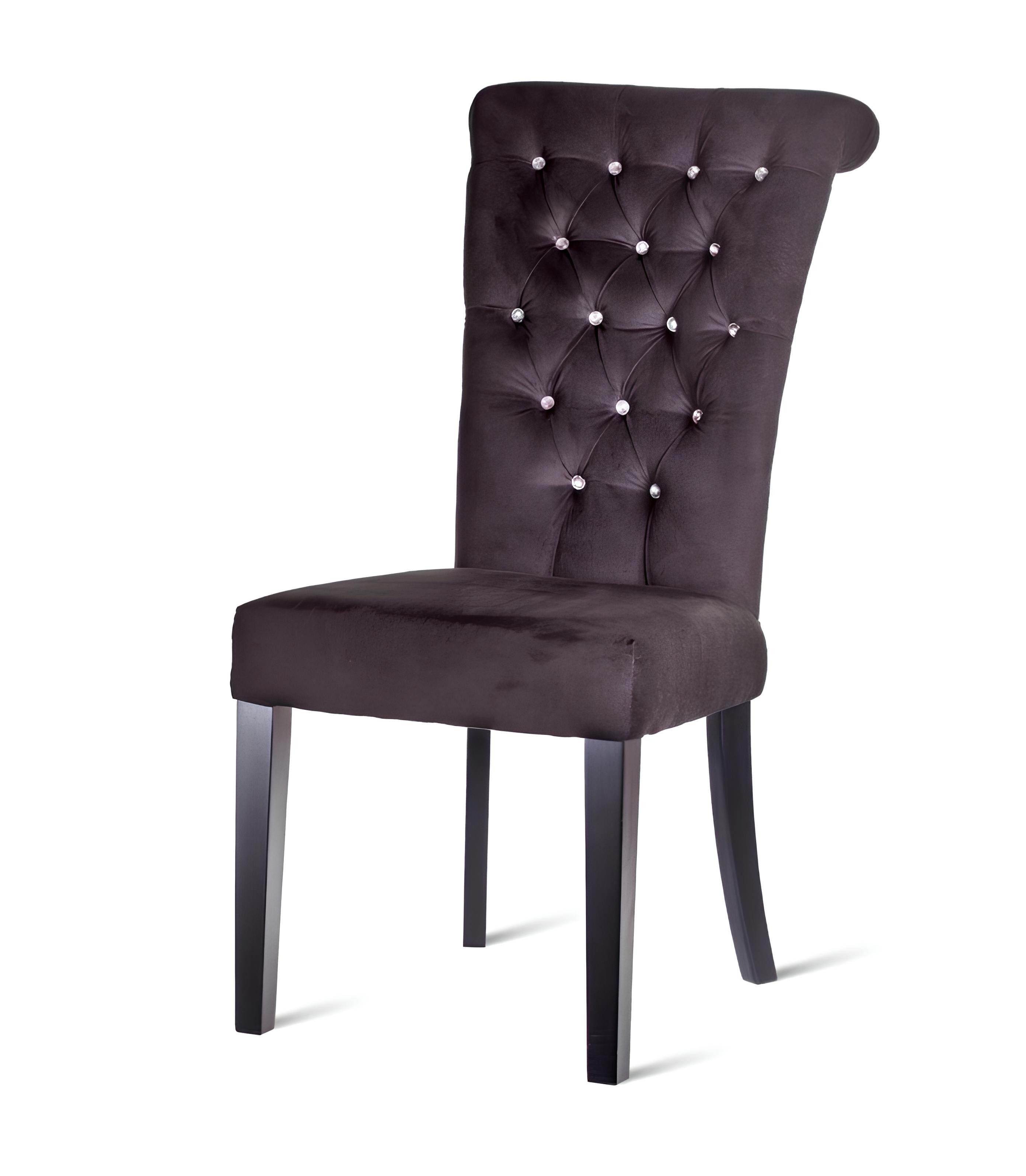 Xlmoebel Stuhl Chesterfield Lehnstuhl aus hochwertigem Stoff mit Holzdesign, Hergestellt in Europa
