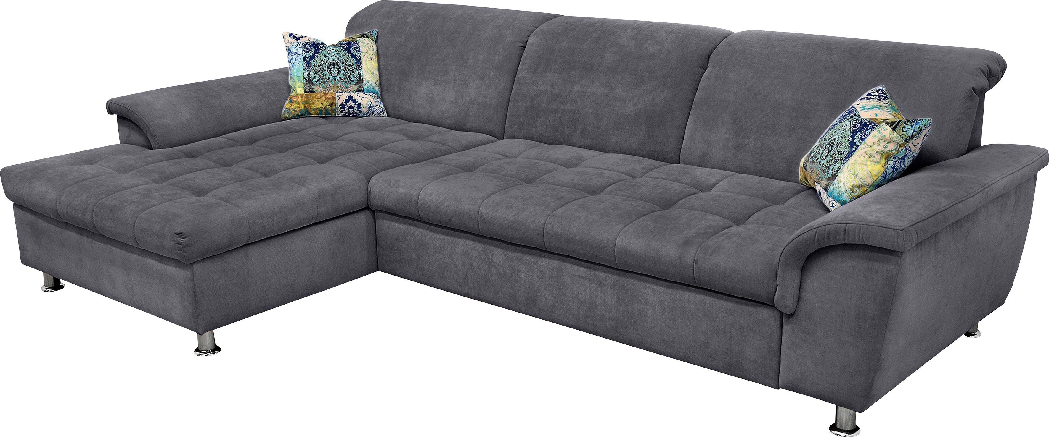 DOMO collection Ecksofa "Franzi B/T: 278/162 cm, L-Form, belastbar bis 140k günstig online kaufen