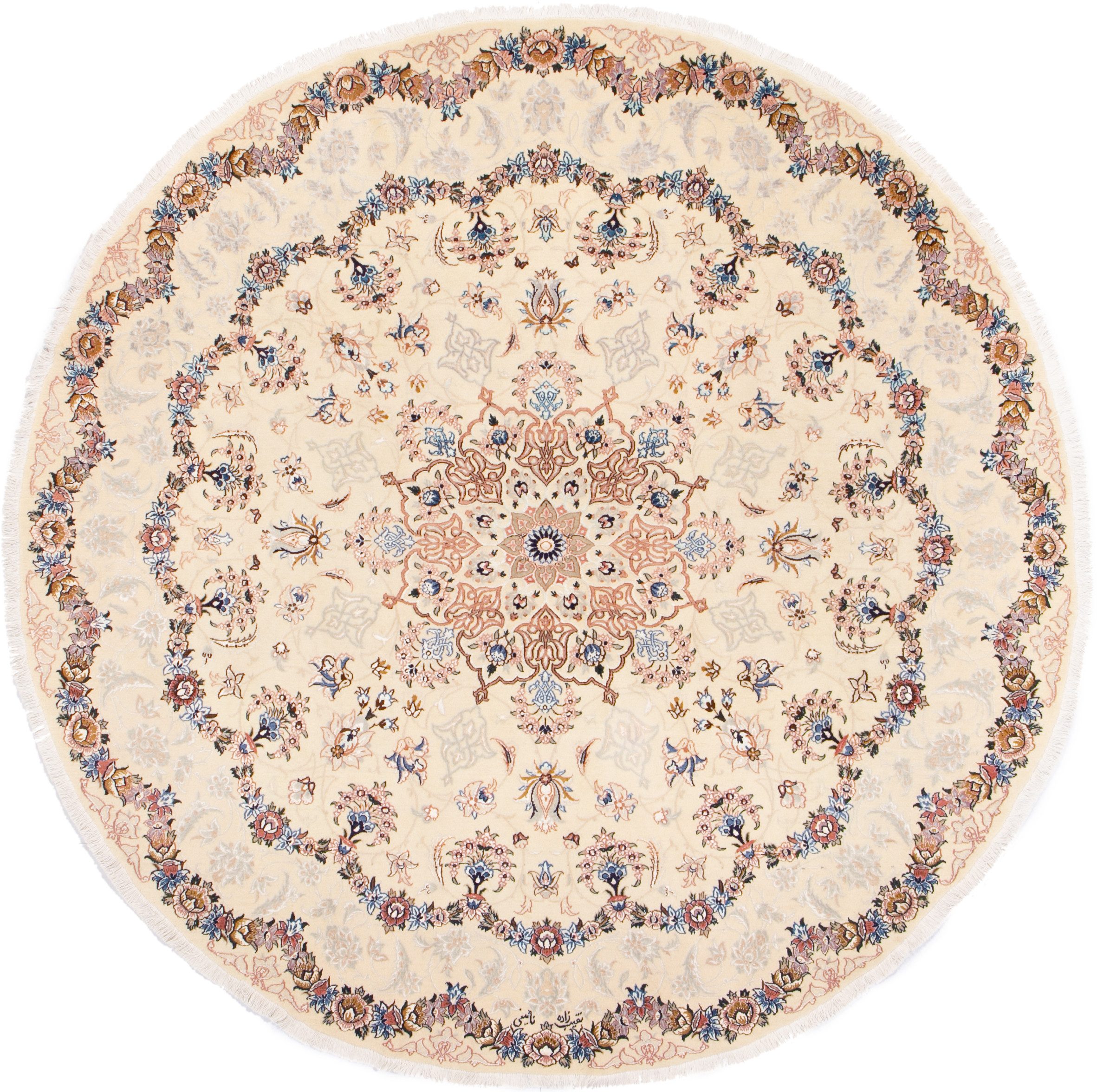 Carpet Avenue Teppich Nain 9 La 240x240, Rund, Höhe: 9 mm