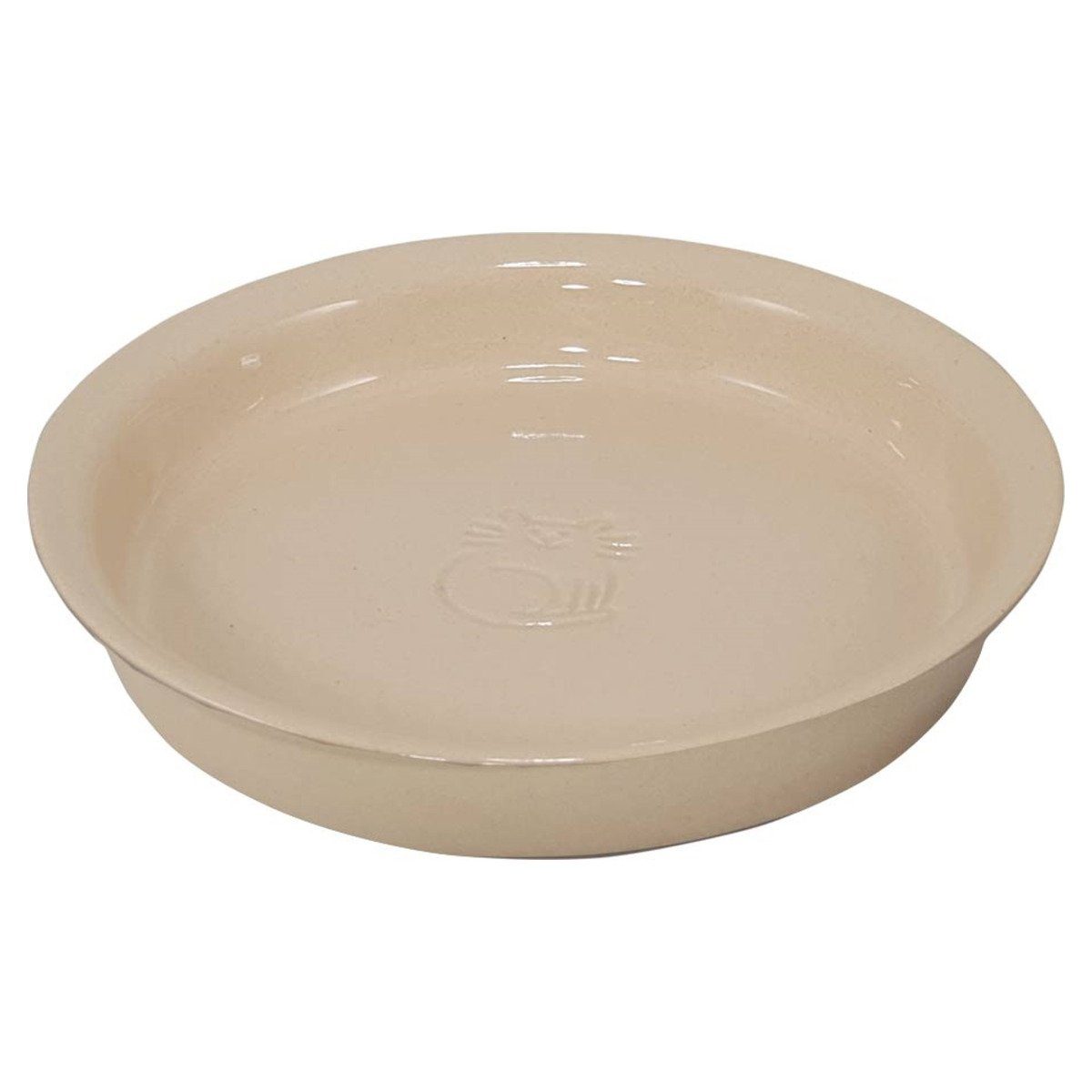 Nobby Futternapf Katzen Keramik Schale Miska creme/creme