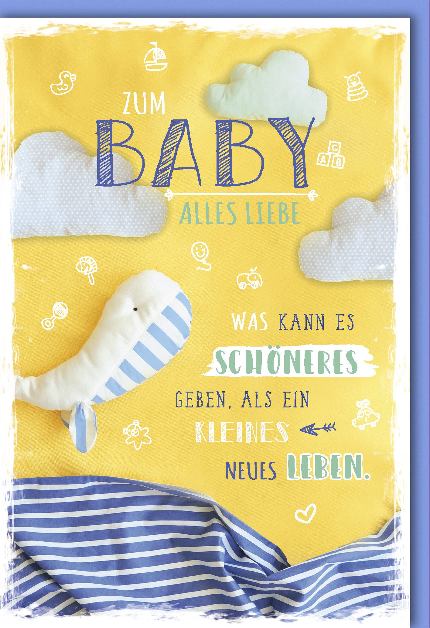 Grußkarten Geburt – Baby – Freudiges Ereignis - Karte mit Umschlag 35