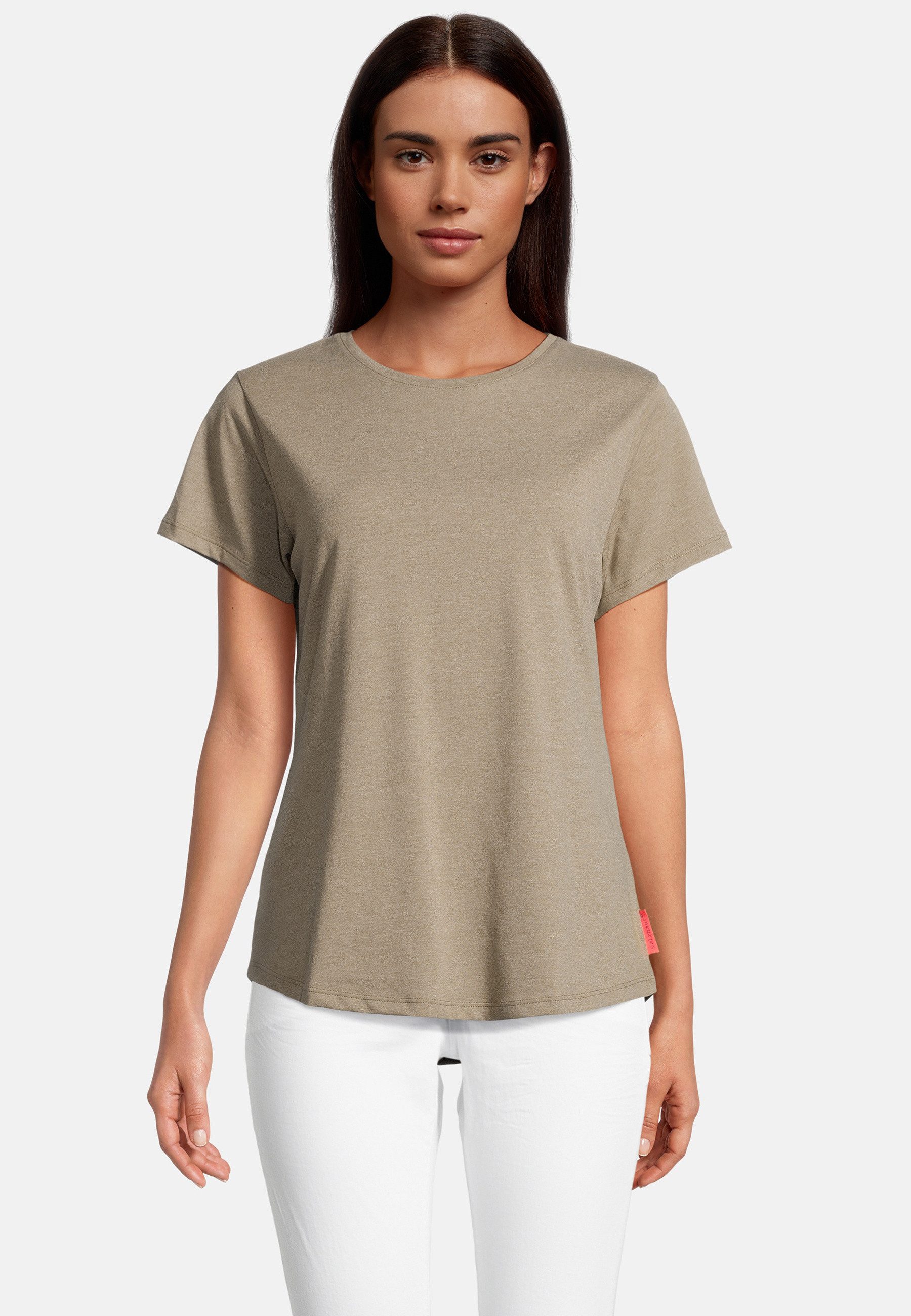 salzhaut Rundhalsshirt Rundhals T-Shirt für Damen (1-tlg., keine Angabe)
