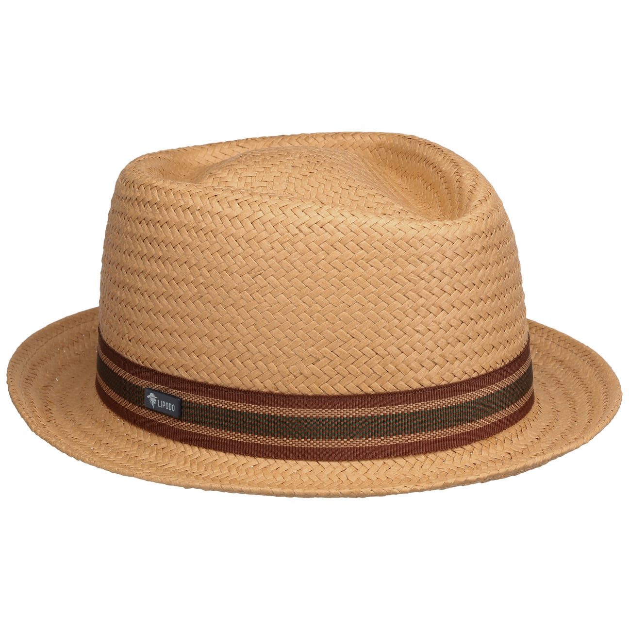 Lipodo Sonnenhut (1-St) Sommerhut mit Ripsband, Made in Italy